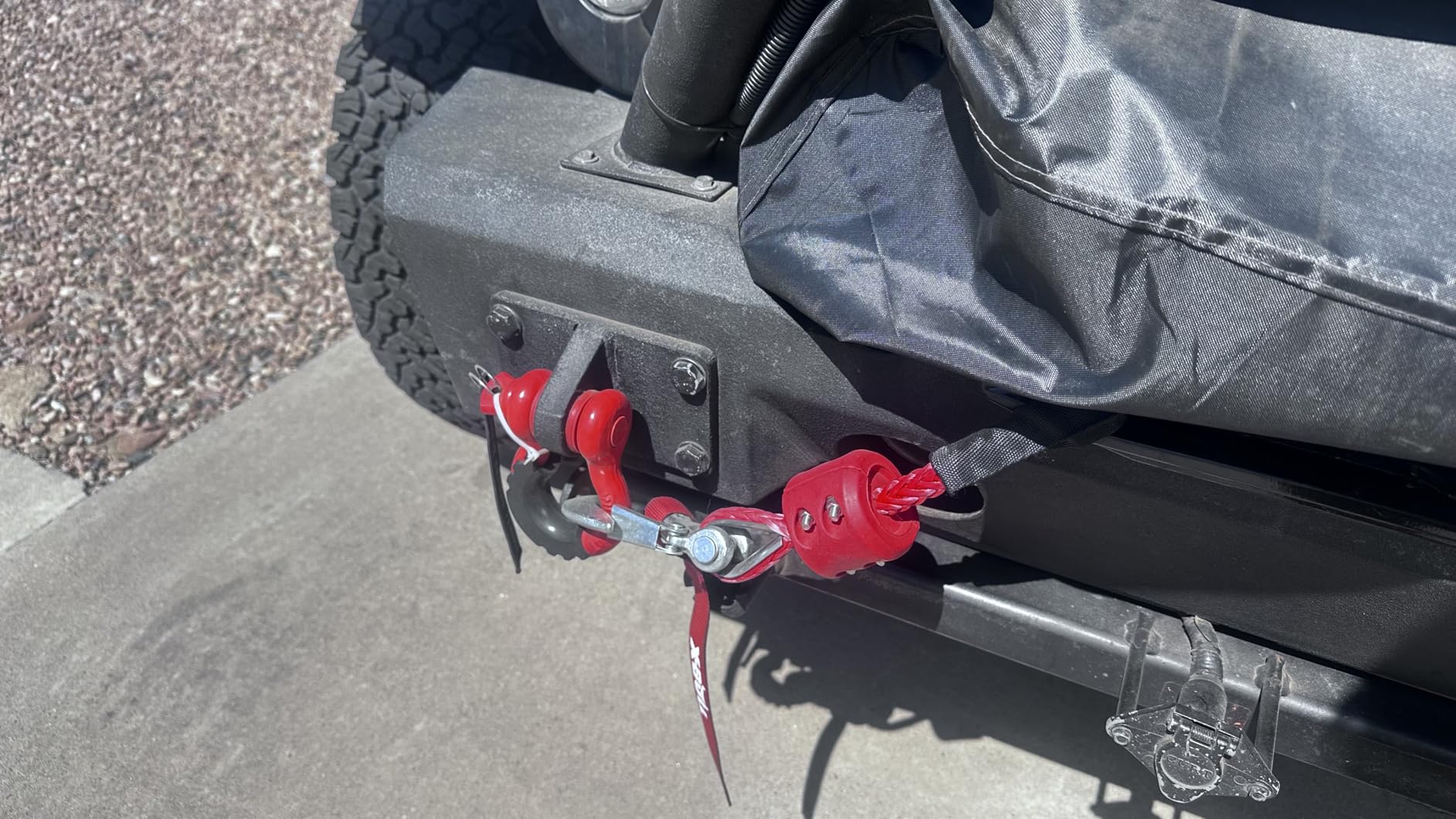 Bonison Winch Stopper for Cable - Rubber Winch Cable Stopper customer photo 2
