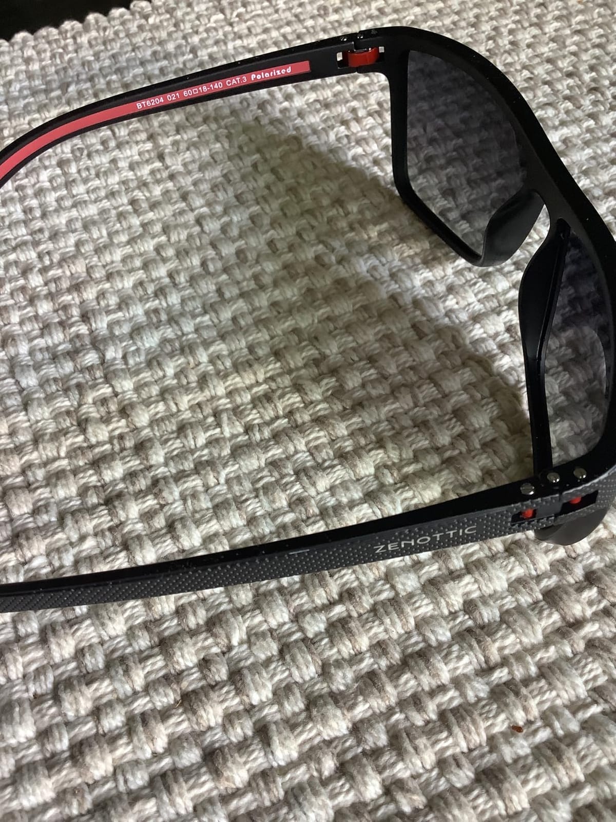 ZENOTTIC Polarized Sunglasses for Men Lightweight TR90 Frame UV400 Protection Square Sun Glasses customer photo 2