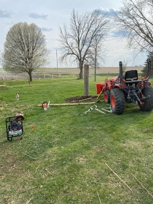 DC HOUSE 52cc 1800W Gas Powered Earth Auger EPA Certified Post Hole Digger, with 2 Drill Bits 6