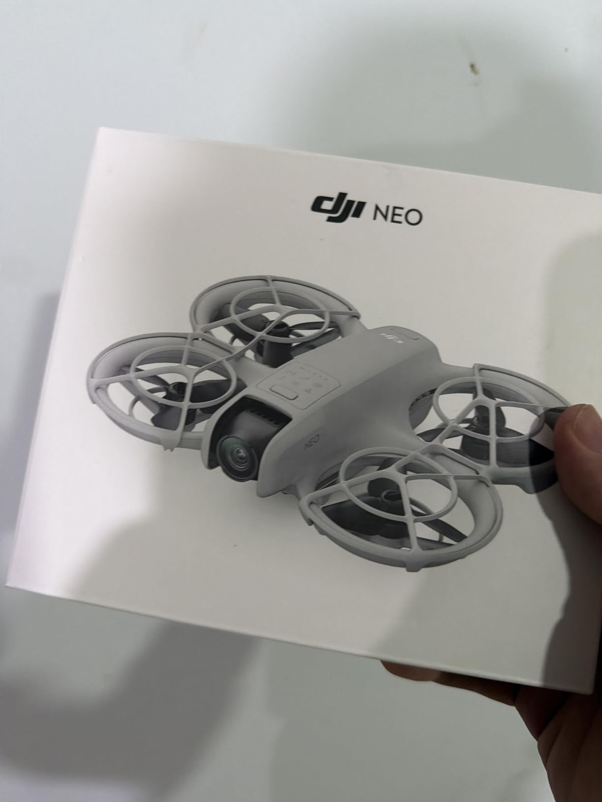 DJI Neo, Mini Drone with 4K UHD Camera for Adults, 135g Self Flying Drone that Follows You, Palm Takeoff, Subject Tracking, QuickShots, Stabilized Video, Built-In Propeller Guard (Controller-Free) customer photo 2