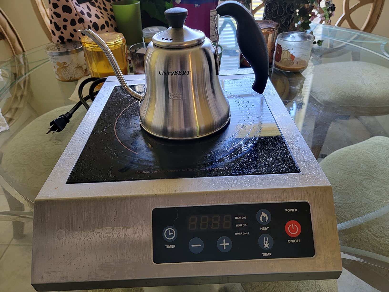 ChangBERT Portable Induction Cooktop 1800W NSF Certified Commercial Range customer photo 2