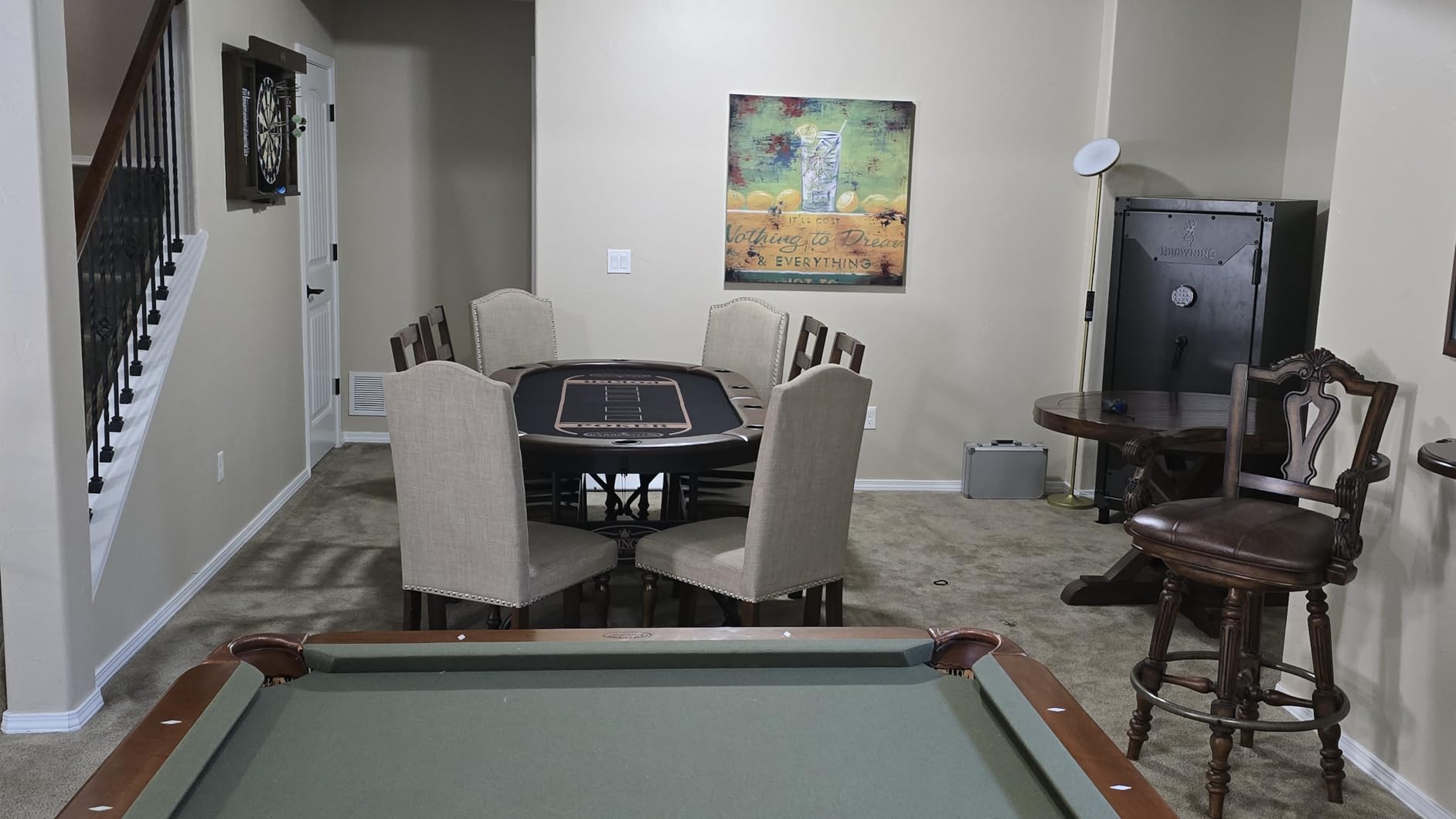 Barrington Folding Poker Table for up to 10 Players customer photo 1