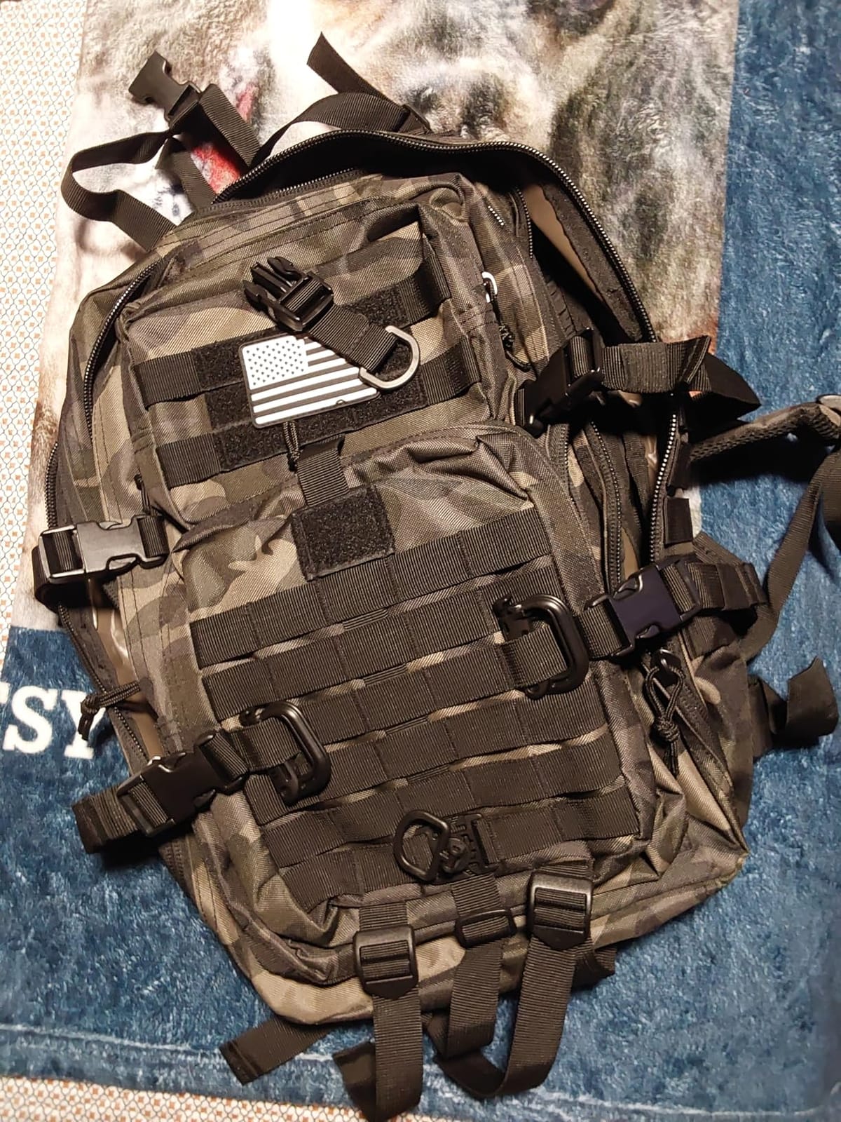 Hannibal Tactical MOLLE Assault Backpack, Tactical Backpack Military Army Camping Rucksack customer photo 1