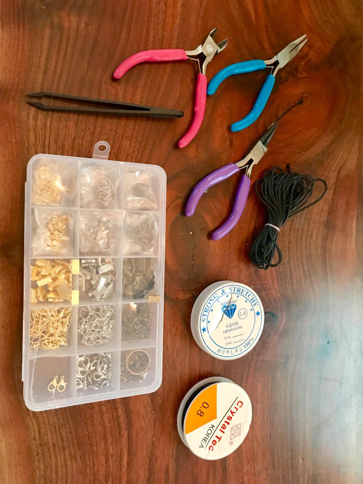 anezus Jewelry Repair Kit with Jewelry Pliers, Jewelry Making Tools, Beading String and Jewelry Making Supplies for Jewelry Repair, Jewelry Making and Beading customer photo 1