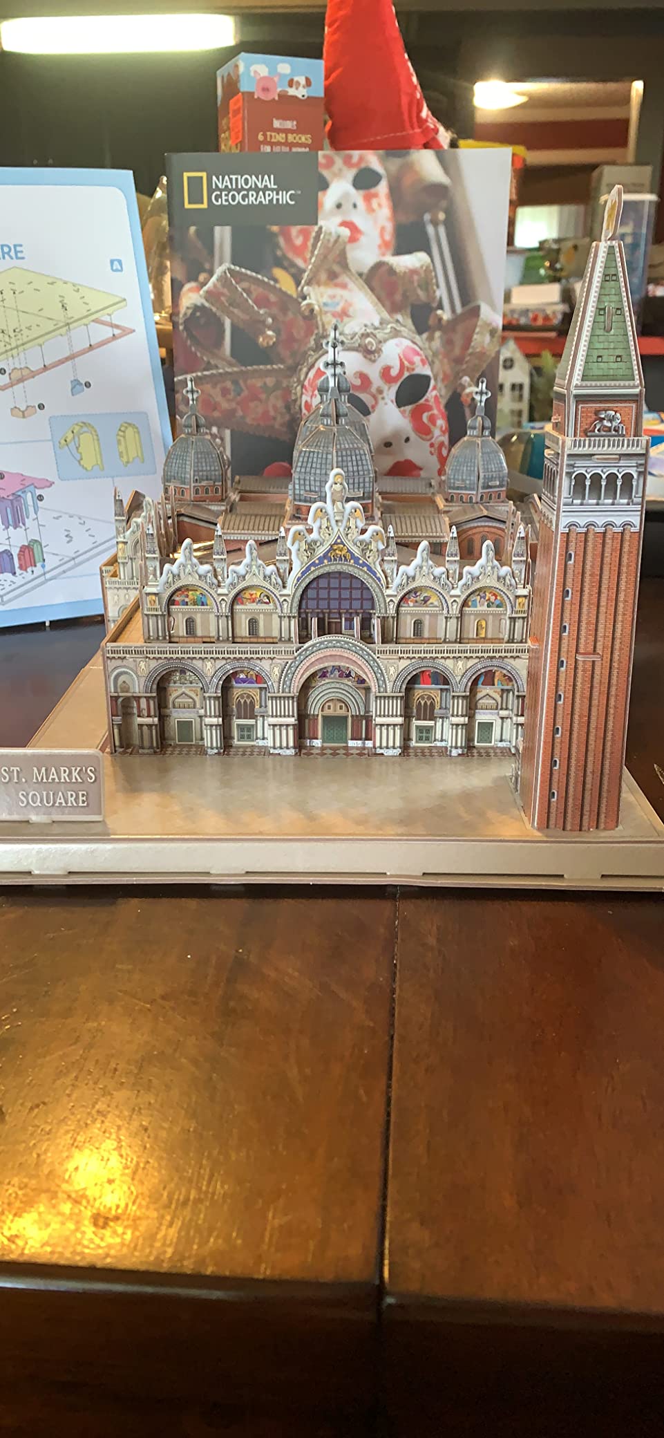 CubicFun 3D Italy Puzzles Models Architecture Kits for Adults and Kids,with National Geographic Booklet for Venice St.Mark's Square customer photo 1