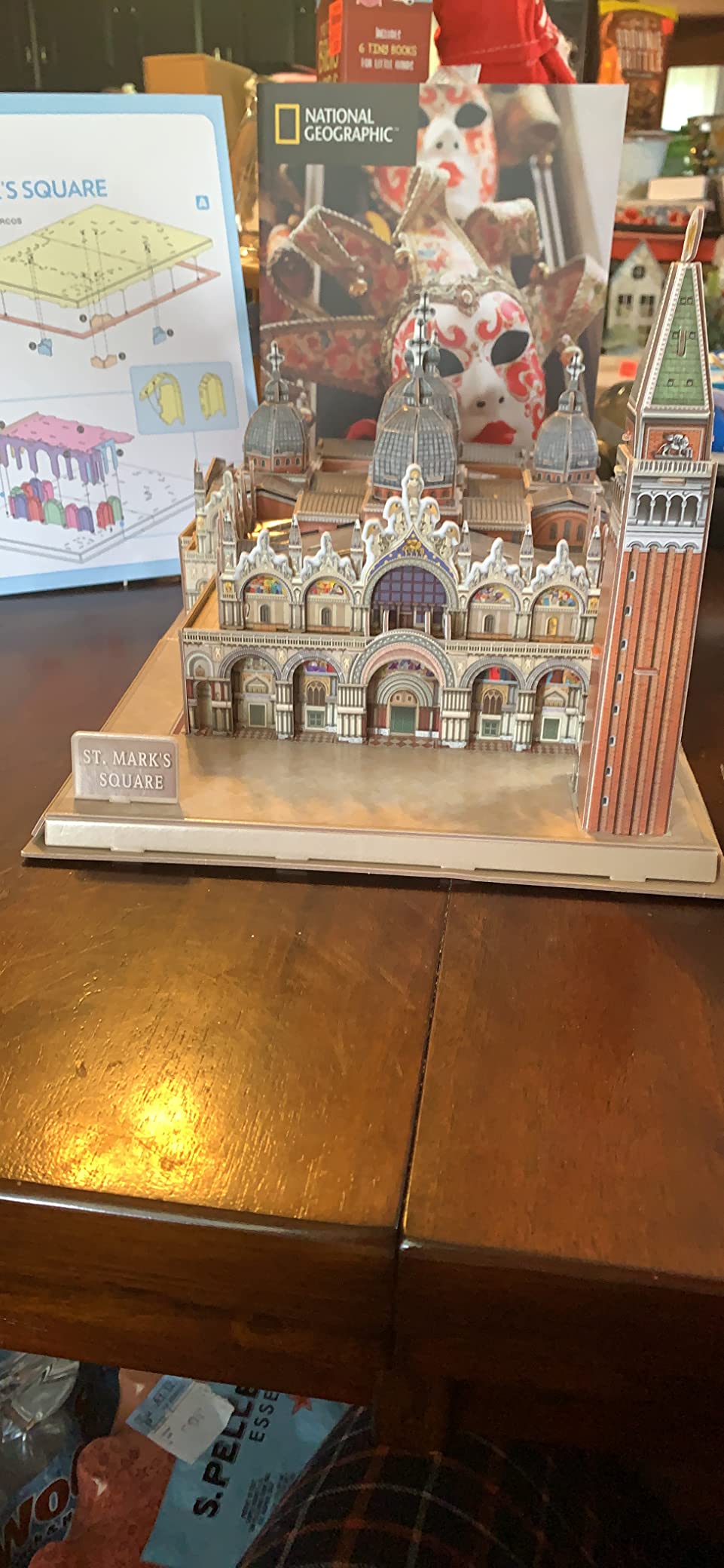 CubicFun 3D Italy Puzzles Models Architecture Kits for Adults and Kids,with National Geographic Booklet for Venice St.Mark's Square customer photo 2
