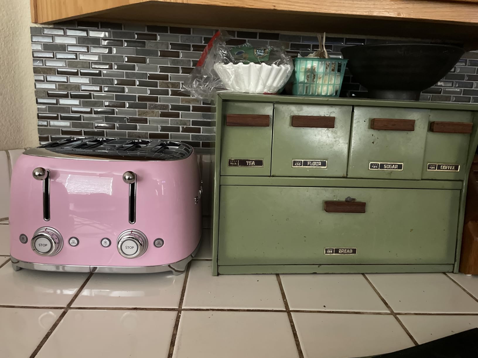 SMEG 4 Slice Toaster TSF03, Retro Stainless Steel, 6 Browning Levels, Defrost Reheat Bagel Functions, Dual Controls, 1800W customer photo 1