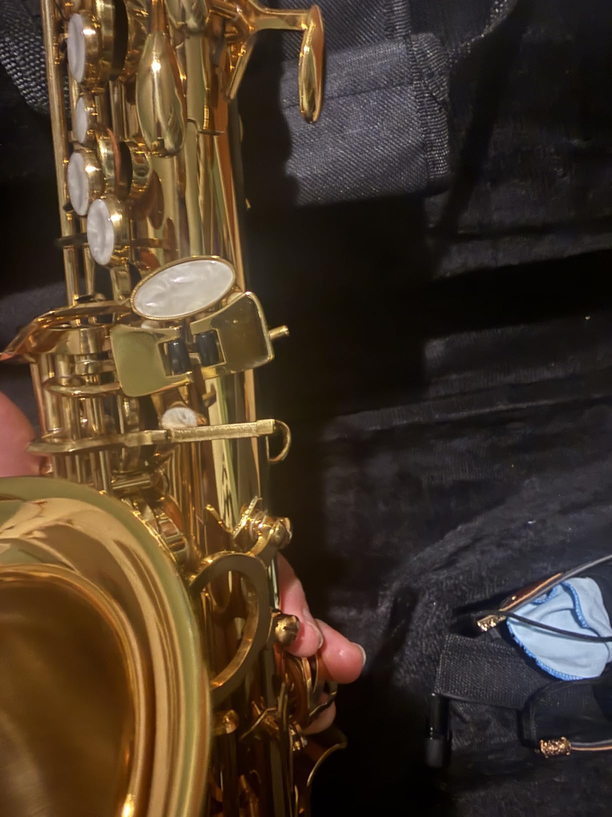 Eastar Alto Saxophone Beginner Student Eb Sax, Golden Full Kit, AS-II customer photo 2