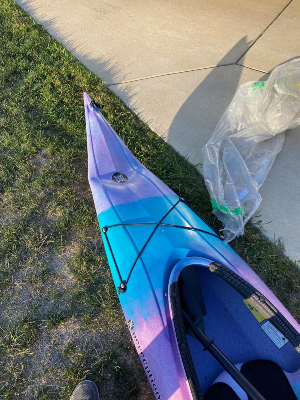 Perception Prodigy XS | Sit Inside Kayak For Kids and Petite Paddlers | Recreational Kayak for All Day Fun customer photo 2