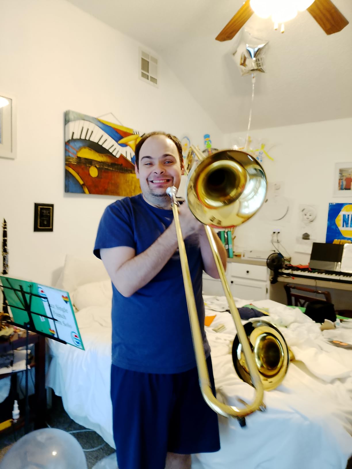 Eastar Bb Tenor Slide Trombone Beginner Student, Golden Brass Kit, ETB-330 customer photo 1