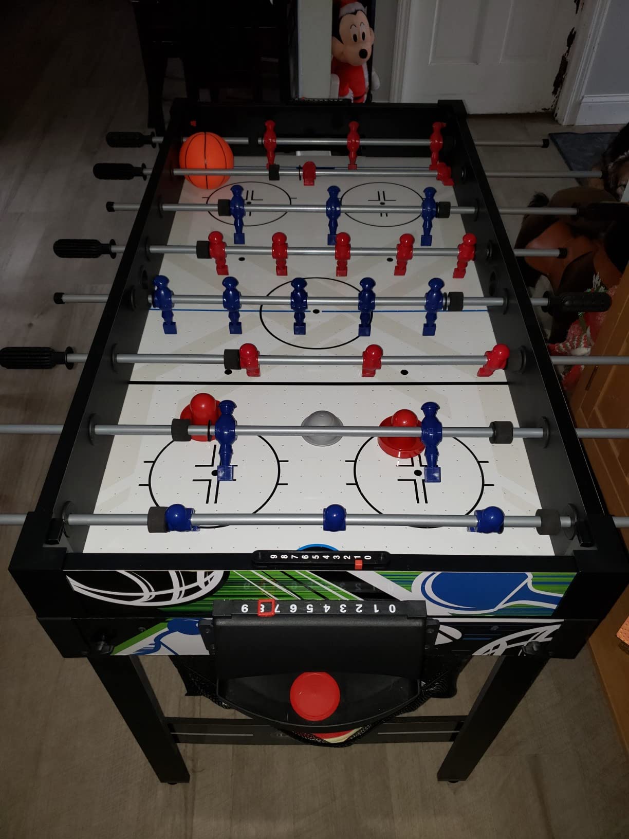 MD Sports 12-in-1 Multi-Game Combo Table w/Air Hockey, Basketball, Foosball & More customer photo 2