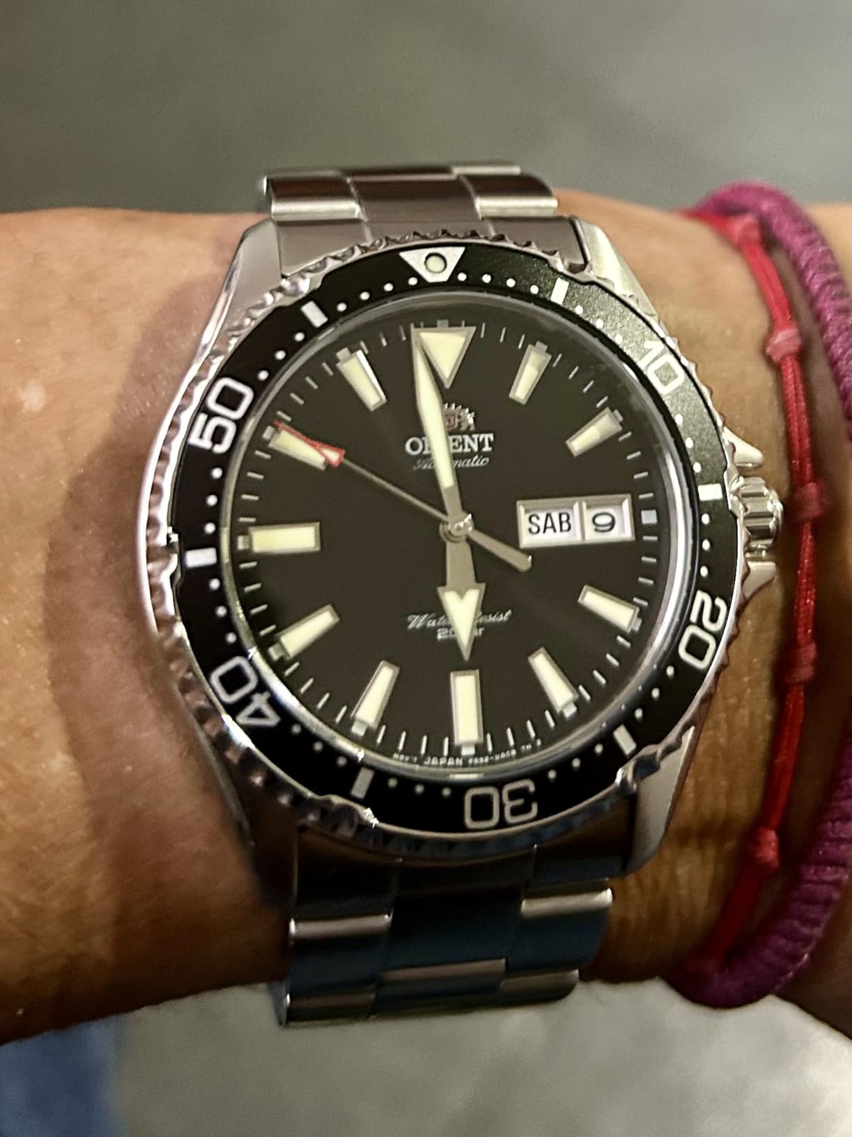 Kamasu/Mako III Men's Automatic Manual Winding Sports Steel or Silicone Divers' Watch with Screw Crown and Sapphire Crystal customer photo 2