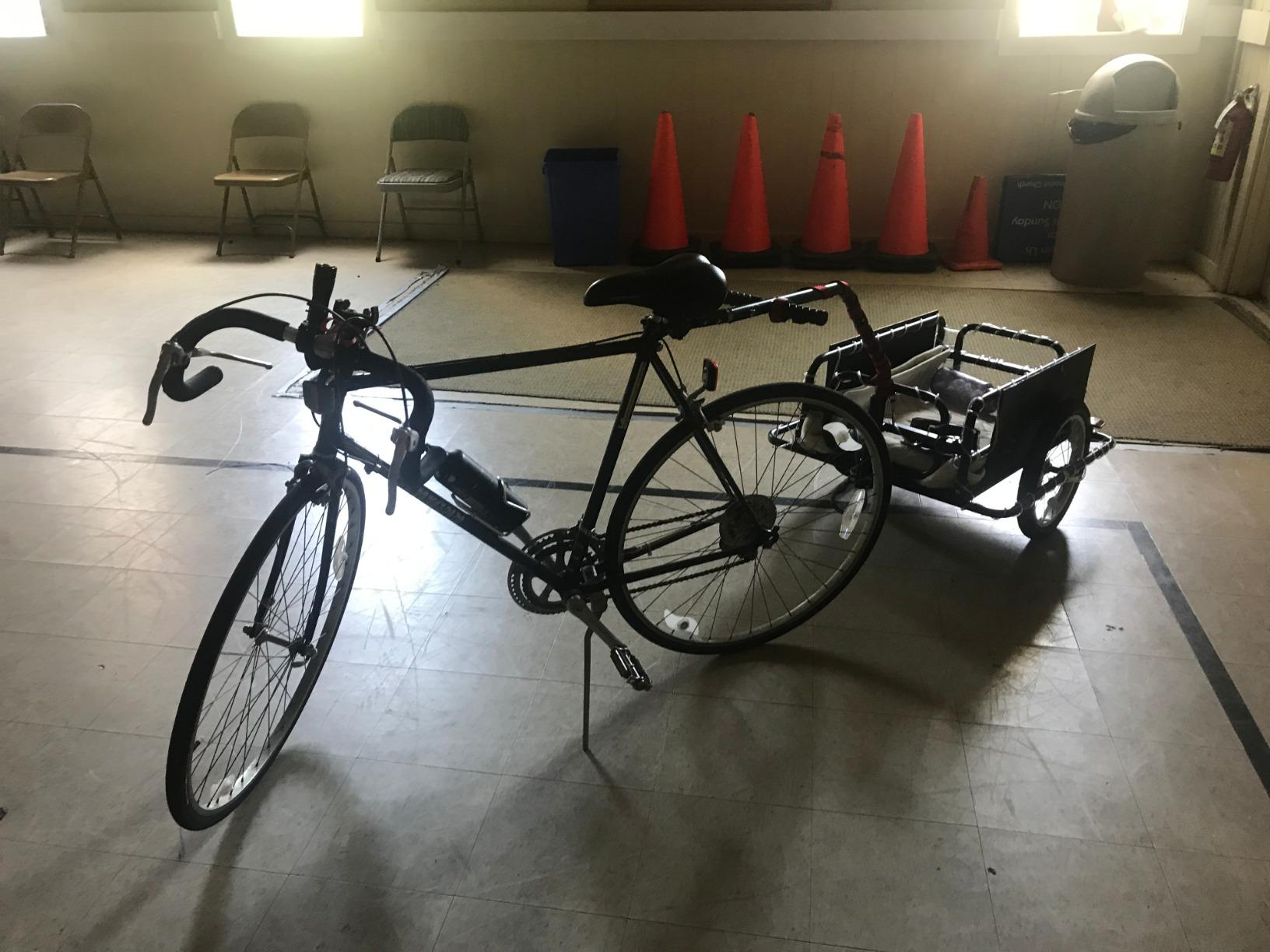 Aosom Bike Cargo Trailer Heavy-Duty with Universal Hitch 16
