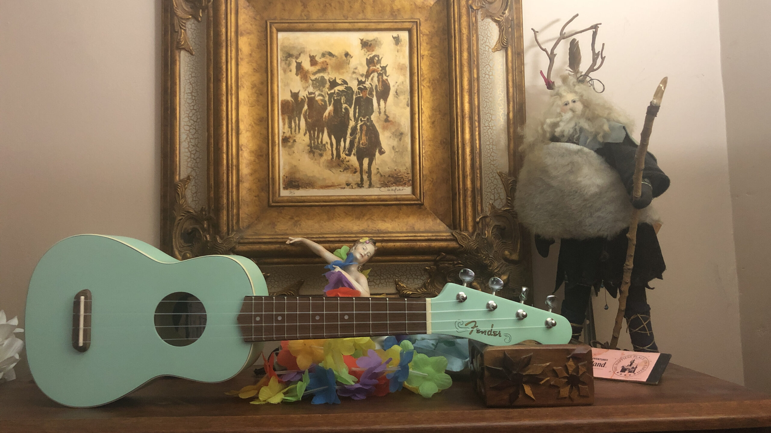 Fender Venice Soprano Ukulele, Black customer photo 1