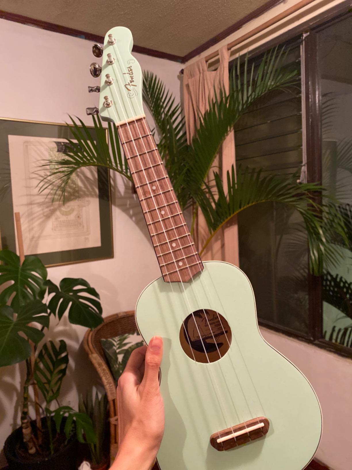 Fender Venice Soprano Ukulele, Black customer photo 2