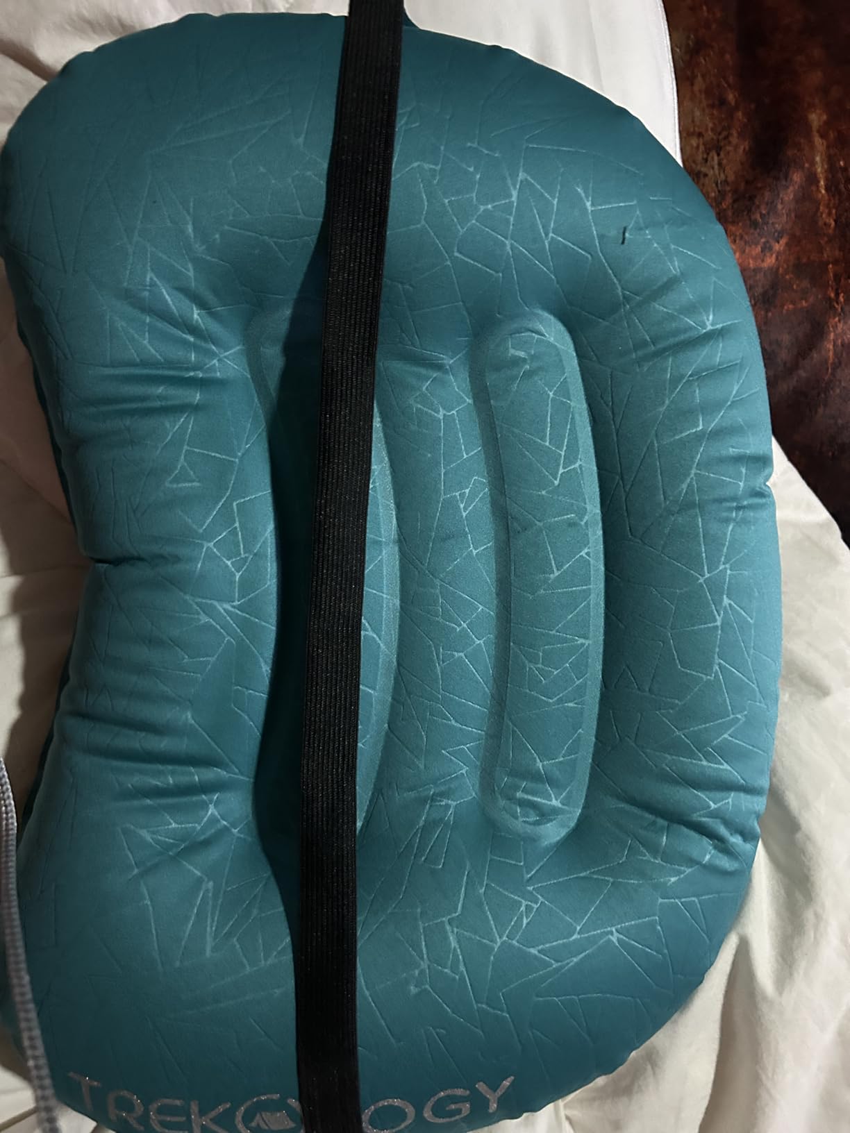 TREKOLOGY Aluft 2.0 Small Inflatable Camping Pillow for Backpacking, Travel | Ultralight, portable, compact blow up air cushion for hiking, camp, beach, sleeping, packable head rest, neck, lumbar support customer photo 1