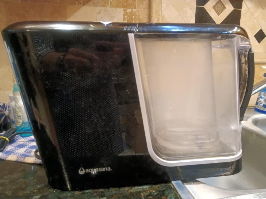 Aquasana Countertop Water Filter | Reduces Lead, PFAS & Microplastics | No Wastewater | Retains Beneficial Minerals | Filters One Glass in 8 Seconds | No Installation | 300-Gallon Filter customer photo 1