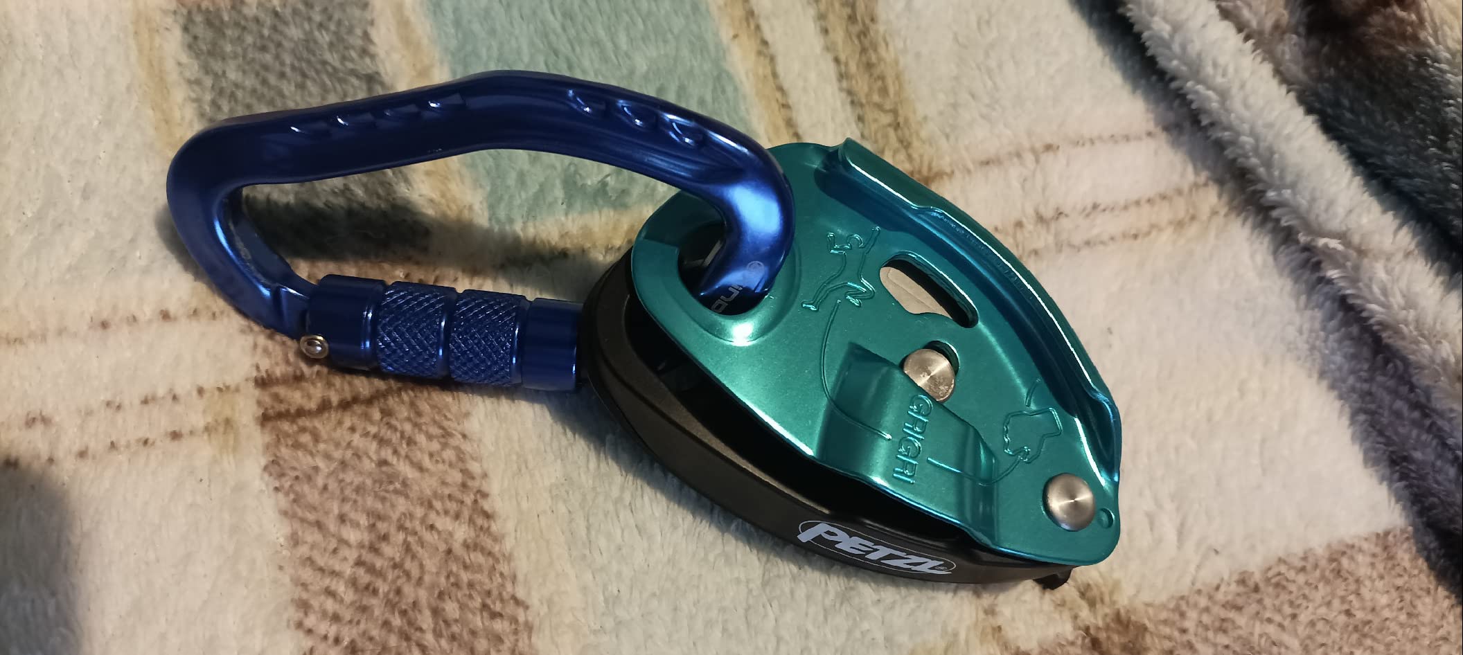 PETZL GRIGRI Rock Climbing Belay Device | With Cam-Assisted Blocking for Sport, Trad, & Top-Rope Climbing customer photo 2