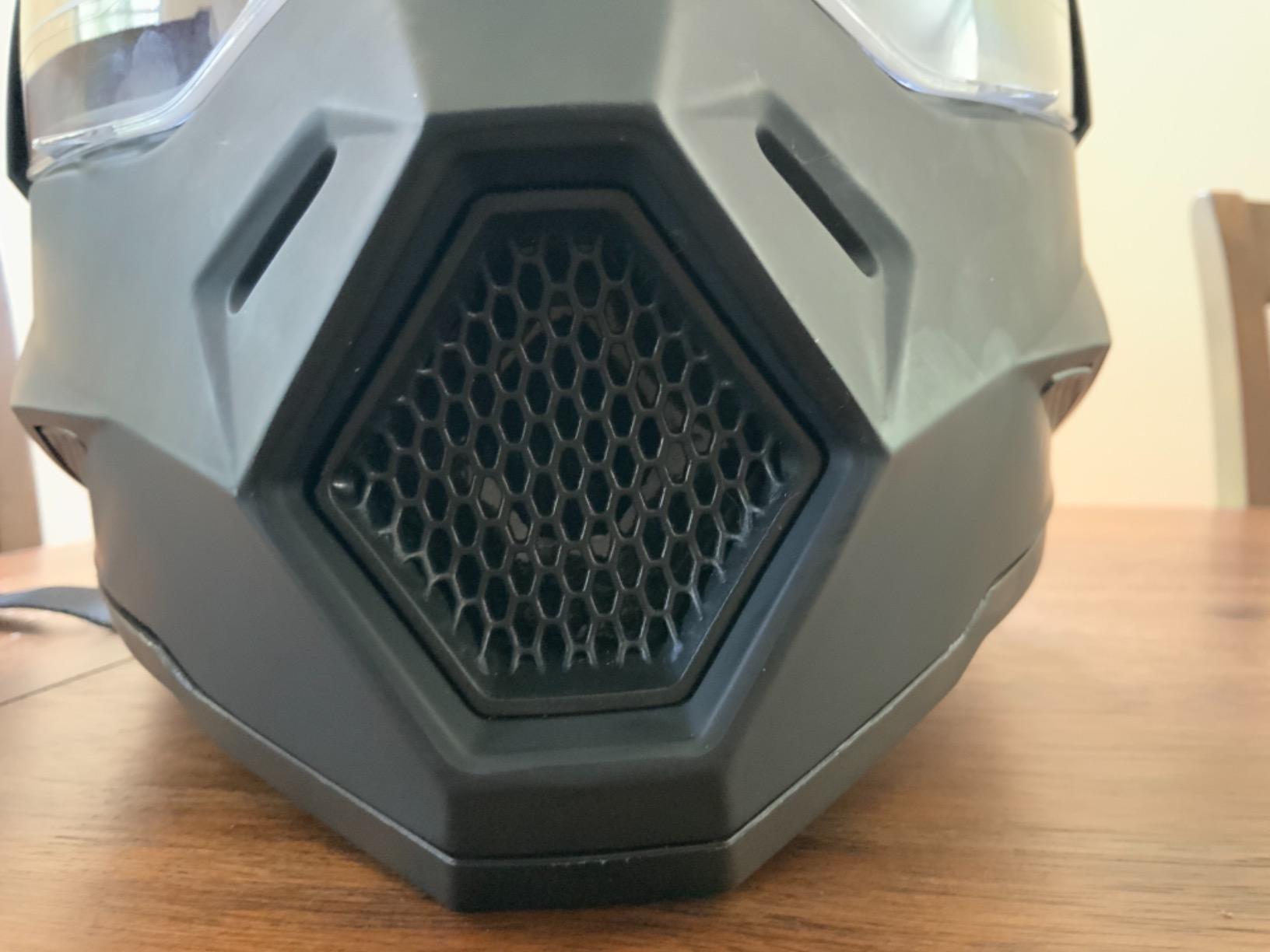 1Storm Dual Sport Motorcycle Motocross Off Road Full Face Helmet Dual Visor: HF802 customer photo 2