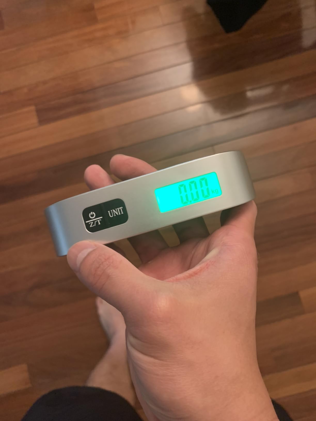 Digital Hanging Luggage Scale with Backlit for Travel, Portable Handheld Suitcase Weight Scale with Hook, 110 Pounds customer photo 1