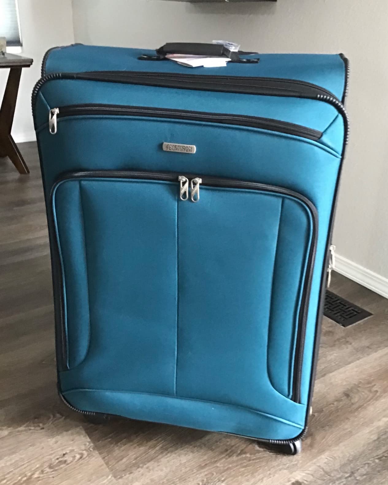 Pop Max Softside Luggage with Spinner Wheels, Teal, 3-Piece Set (21/25/29) customer photo 2