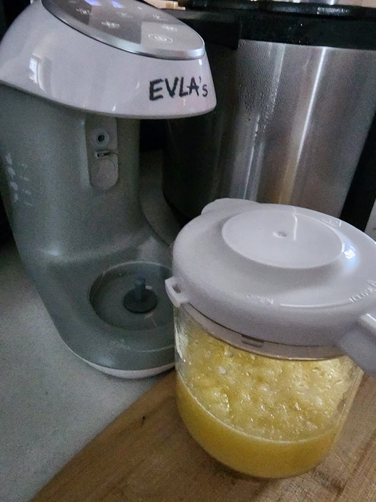 EVLA'S Baby Food Maker, Steamer, Blender, Baby Food Processor with Touch Screen, 600ml Capacity customer photo 2