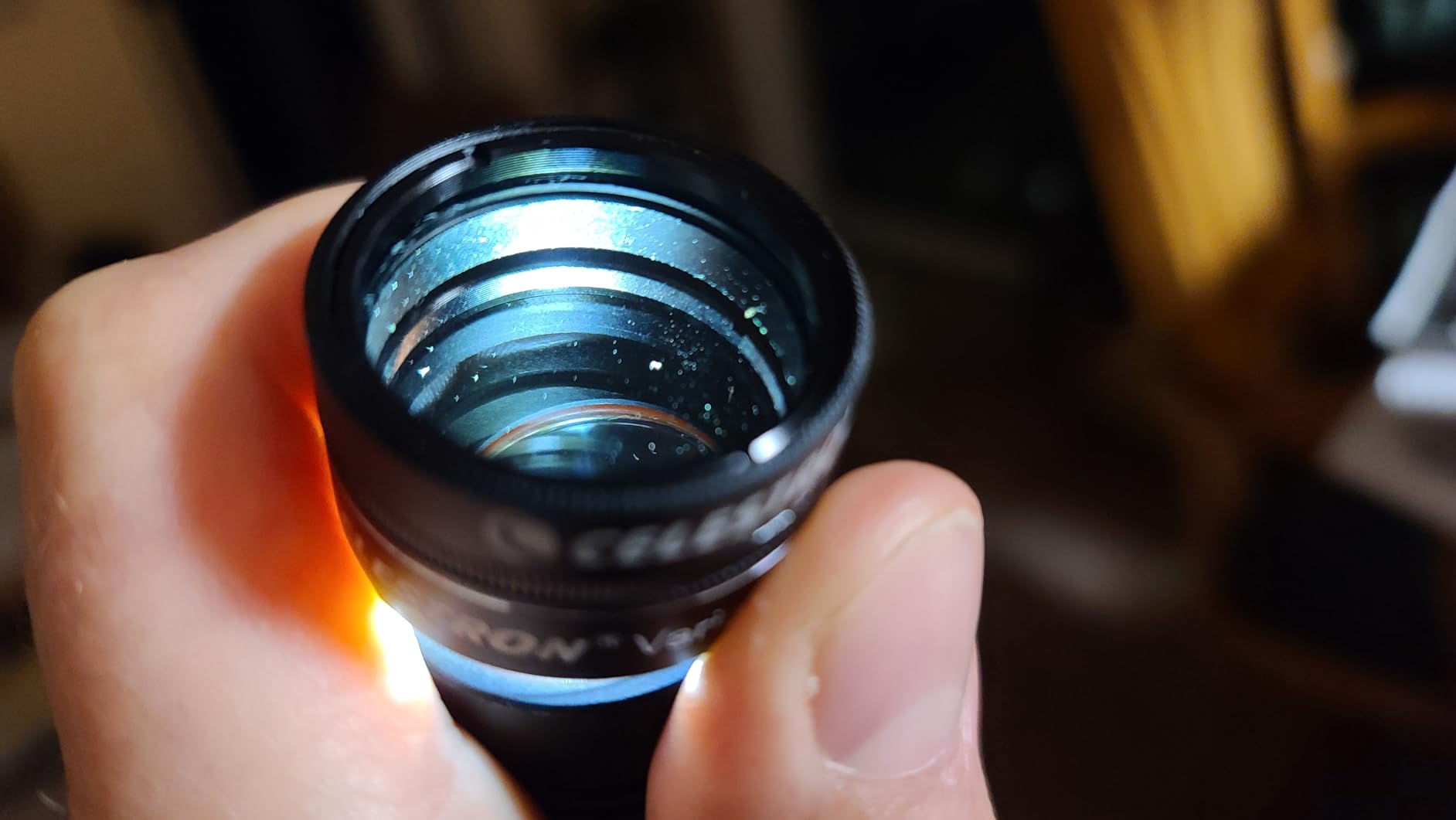 Celestron Variable Moon Filter for Telescope Eyepieces | Adjustable 1-40% Brightness Control, Enhanced Moon Detail customer photo 1