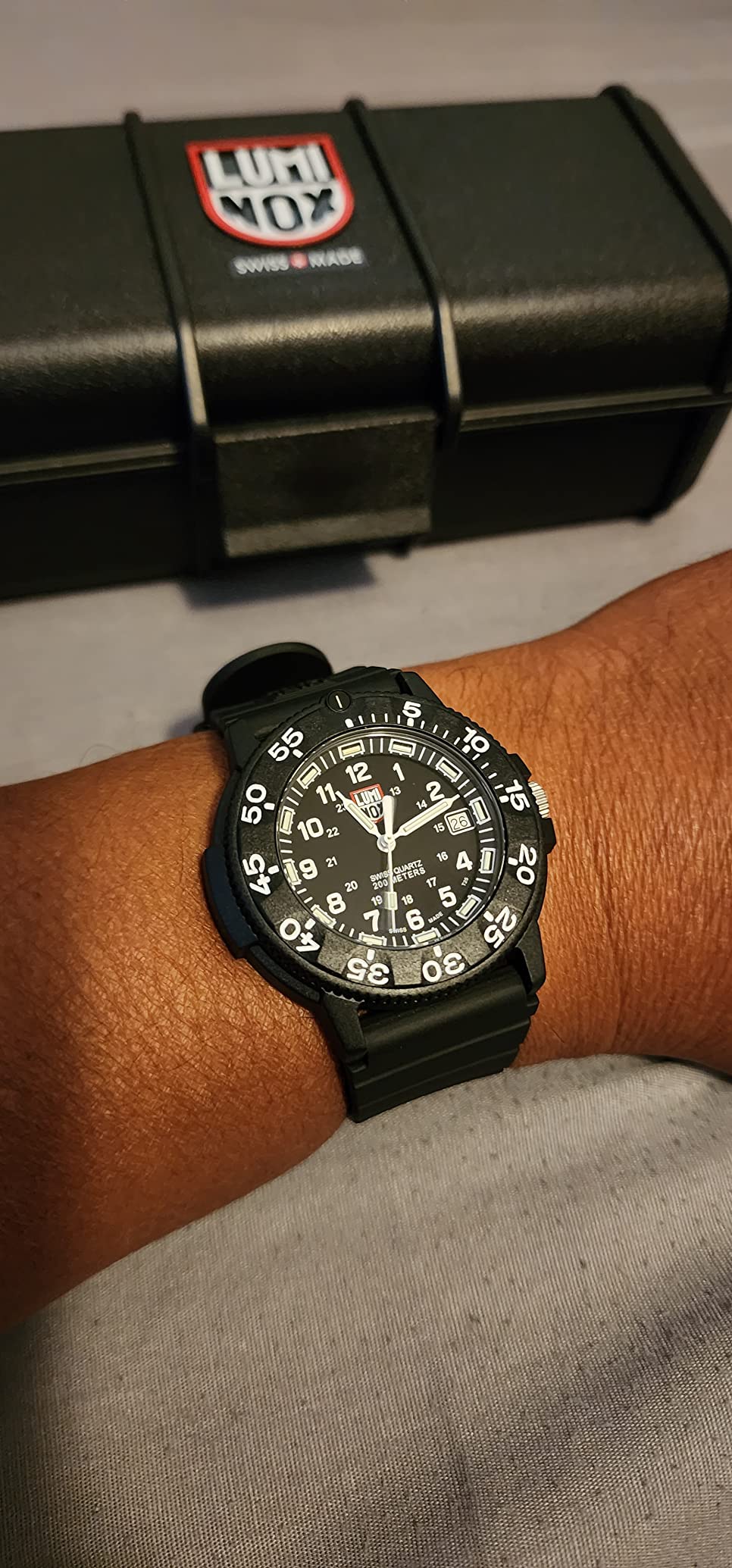 Original Navy Seal - Men's Watch - Military Dive Watch - Date Function - 200m Water Resistant - Made in Switzerland customer photo 2