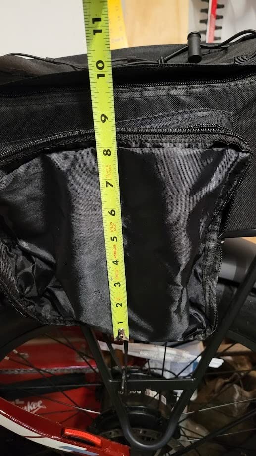 ROCKBROS 15L Bike Rear Rack Bag Pannier Trunk Bag with Rain Cover customer photo 1