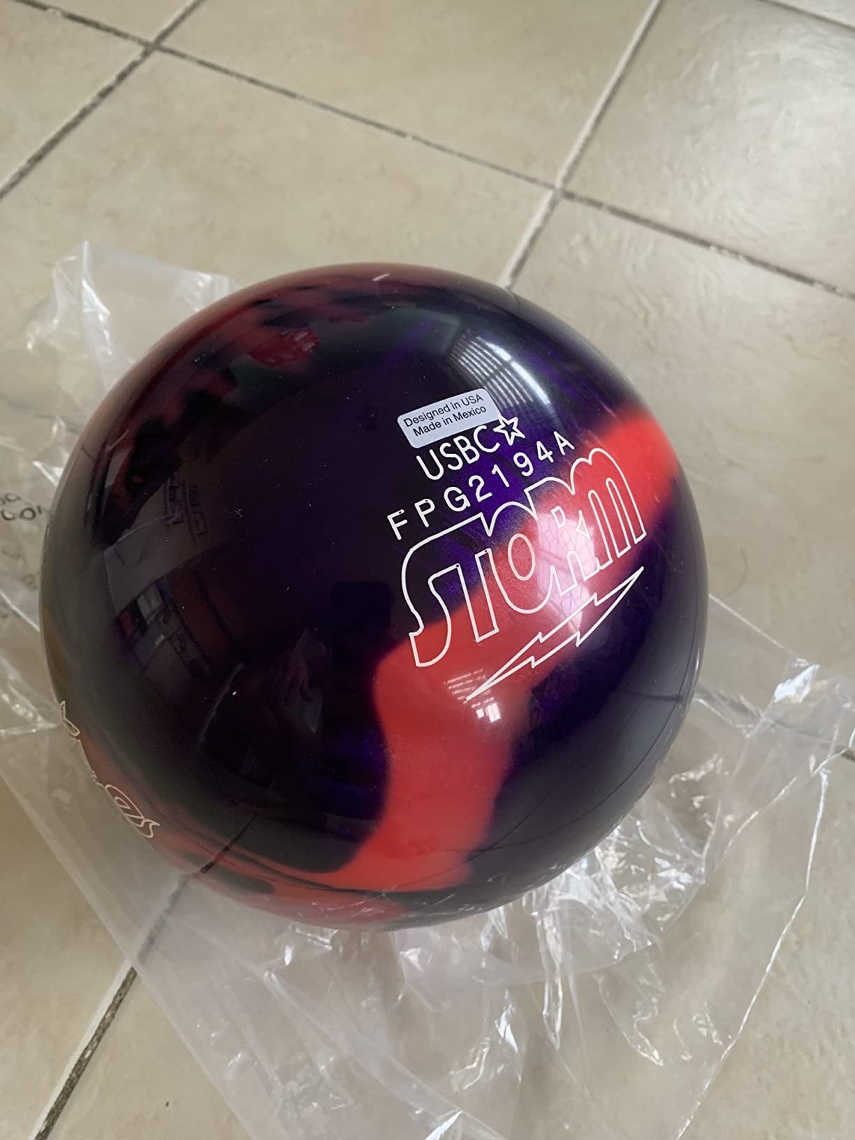 Storm Tropical Surge Bi-colored Recreational Bowling Ball customer photo 1