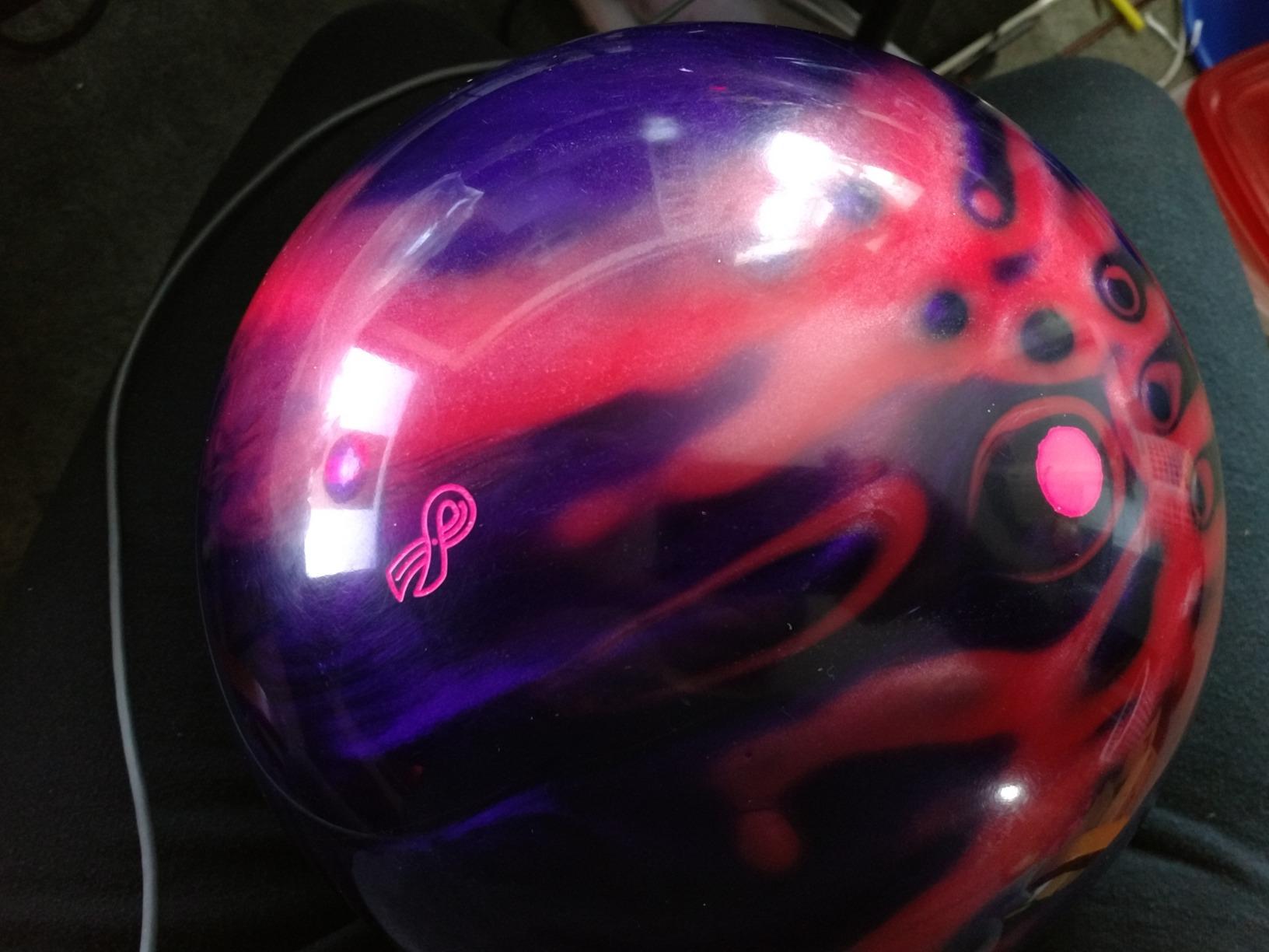 Storm Tropical Surge Bi-colored Recreational Bowling Ball customer photo 2