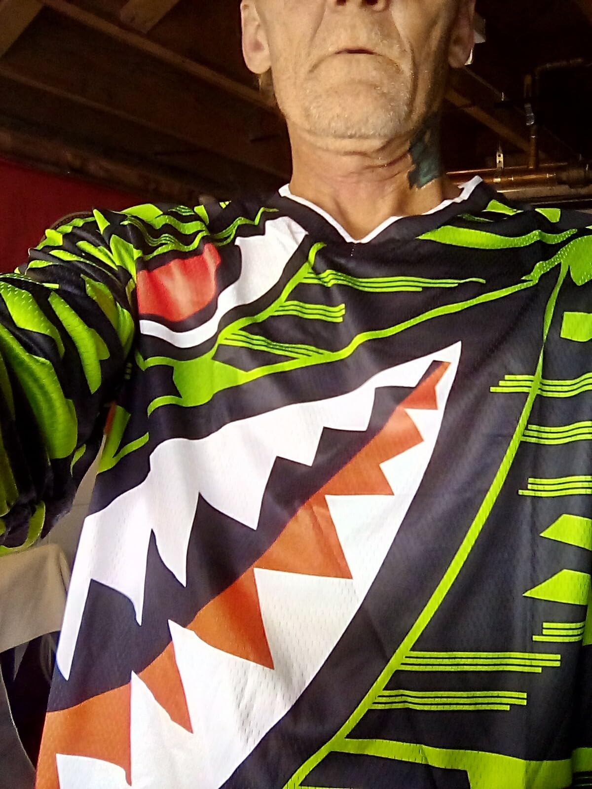 Men's Cycling Jersey MTB Shirt Mountain Bike Motorcycle Off Road BMX Dirt Bike Motocross Racing Riding customer photo 1