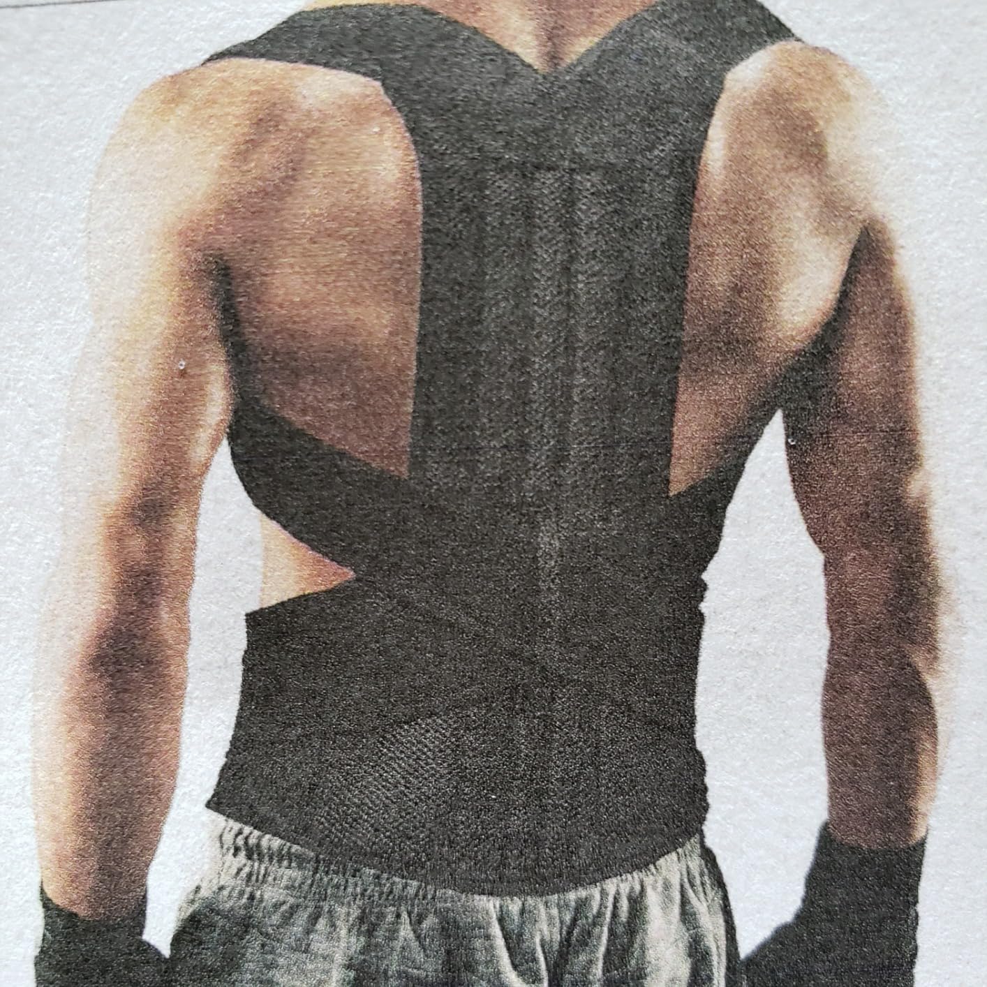Fitsupport Back Brace Posture Corrector for Women and Men Back Lumbar Support Shoulder Posture Support for Improve Posture Provide and Back Pain Relief Large (Pack of 1) customer photo 2