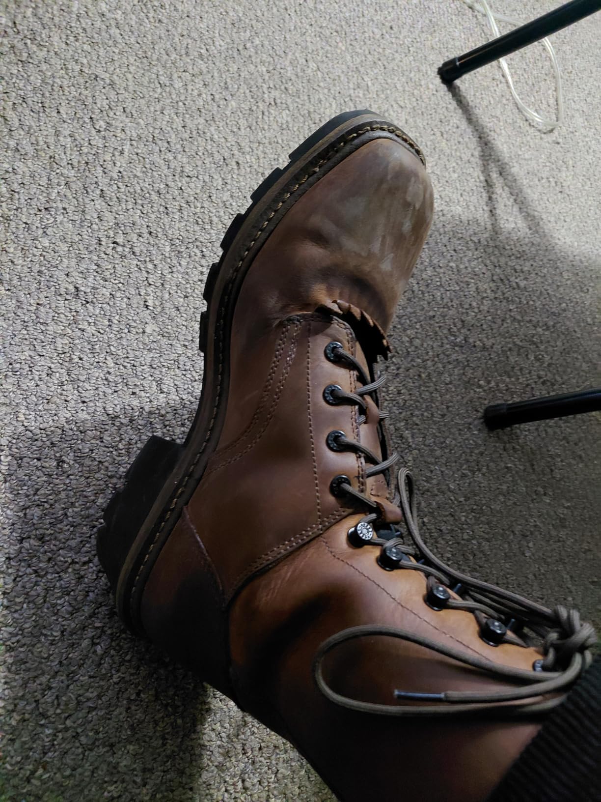 ROCKY Square Toe Logger Waterproof Work Boot customer photo 1