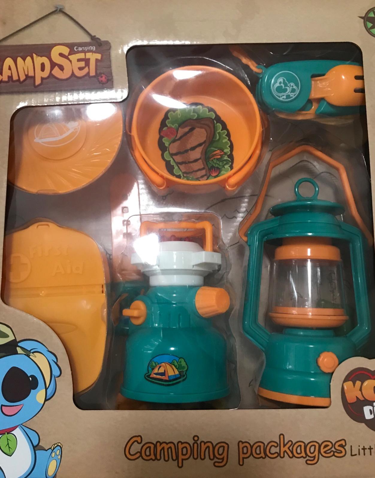 Kids Camping Gear Set with Play Tent, Pretend Campfire, Fruits, Marshmallow, Camping Toys for Toddlers, Boys & Girls - Indoor & Outdoor Explore & Adventure customer photo 2