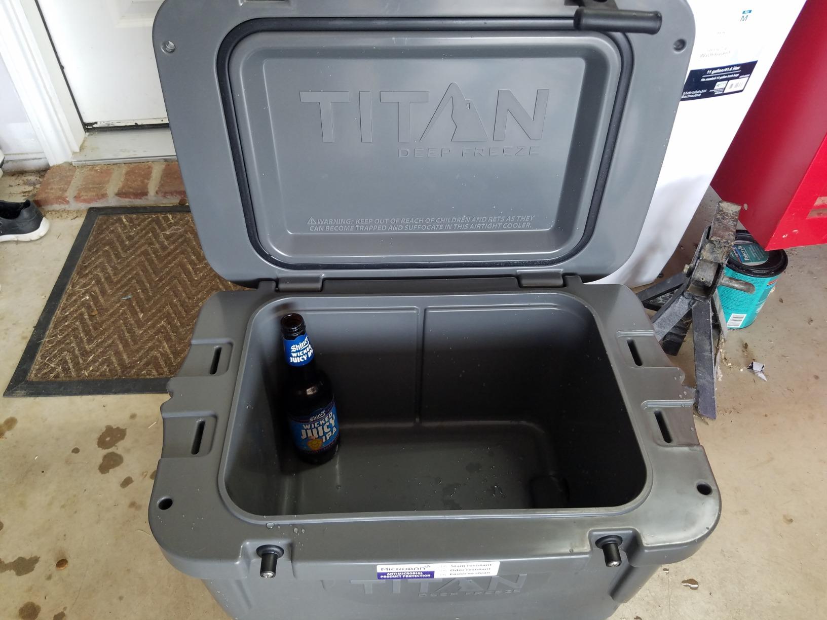 Titan Hard Ice Chest Cooler Roto Cooler with Microban Protection and Deep Freeze Insulation customer photo 2