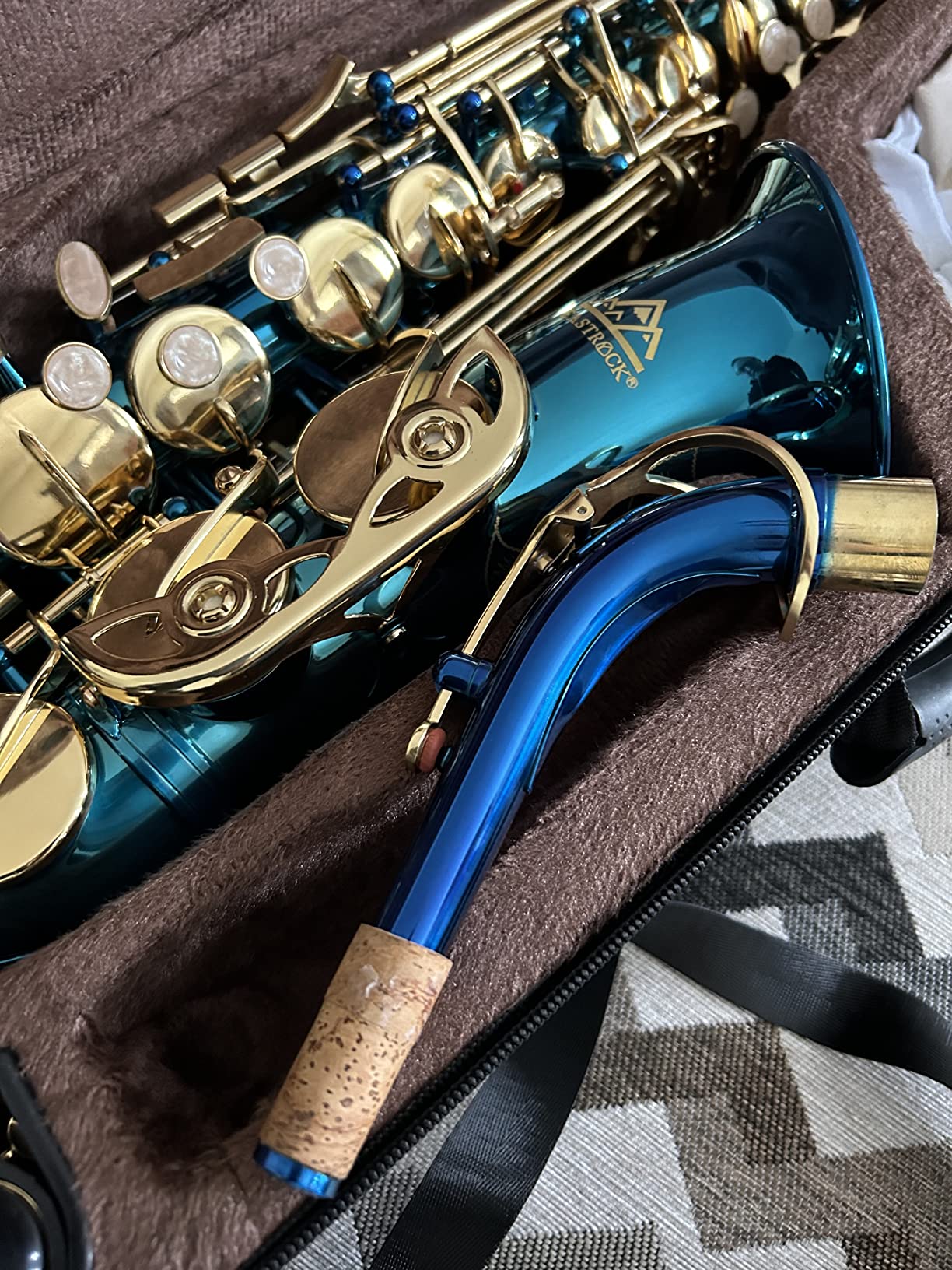 EASTROCK E Flat Alto Saxophone Gold Alto Sax for Beginners and Students | Alto Sax Kit customer photo 1