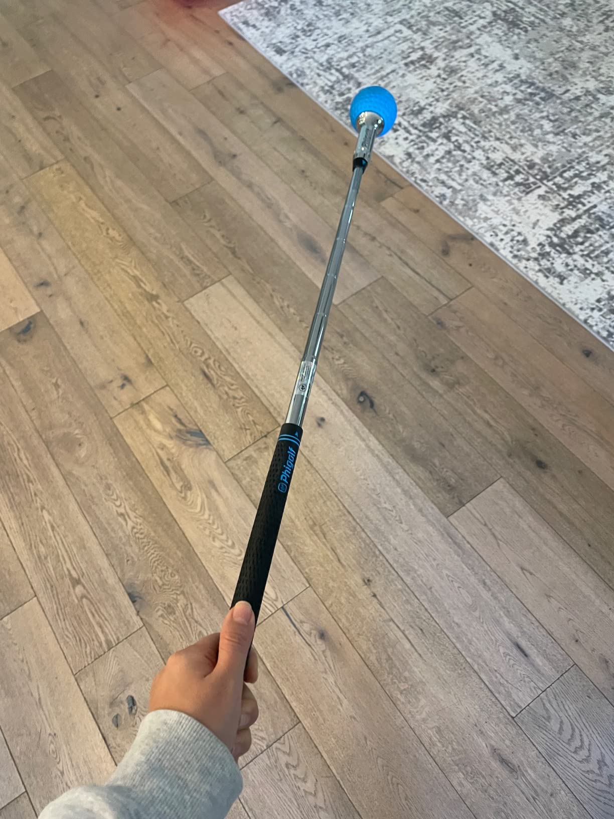 PHIGOLF Home Golf Simulator, Motion Sensor and 3D Analysis for Practice and Fun, Interactive Golf game with Motion Sensor and Swing Stick, Indoor and Outdoor, 38000+ Courses, Mobile and E6 Connect customer photo 1
