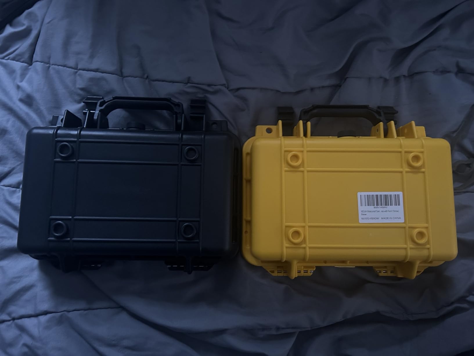 MEIJIA Portable All Weather Waterproof Protective Hard Case, Small Camera Case, Dry Case with Customizable Foam, Fit Use of Drones, Camera, Equipments, 11.65 x 8.35 x 3.78 in customer photo 2