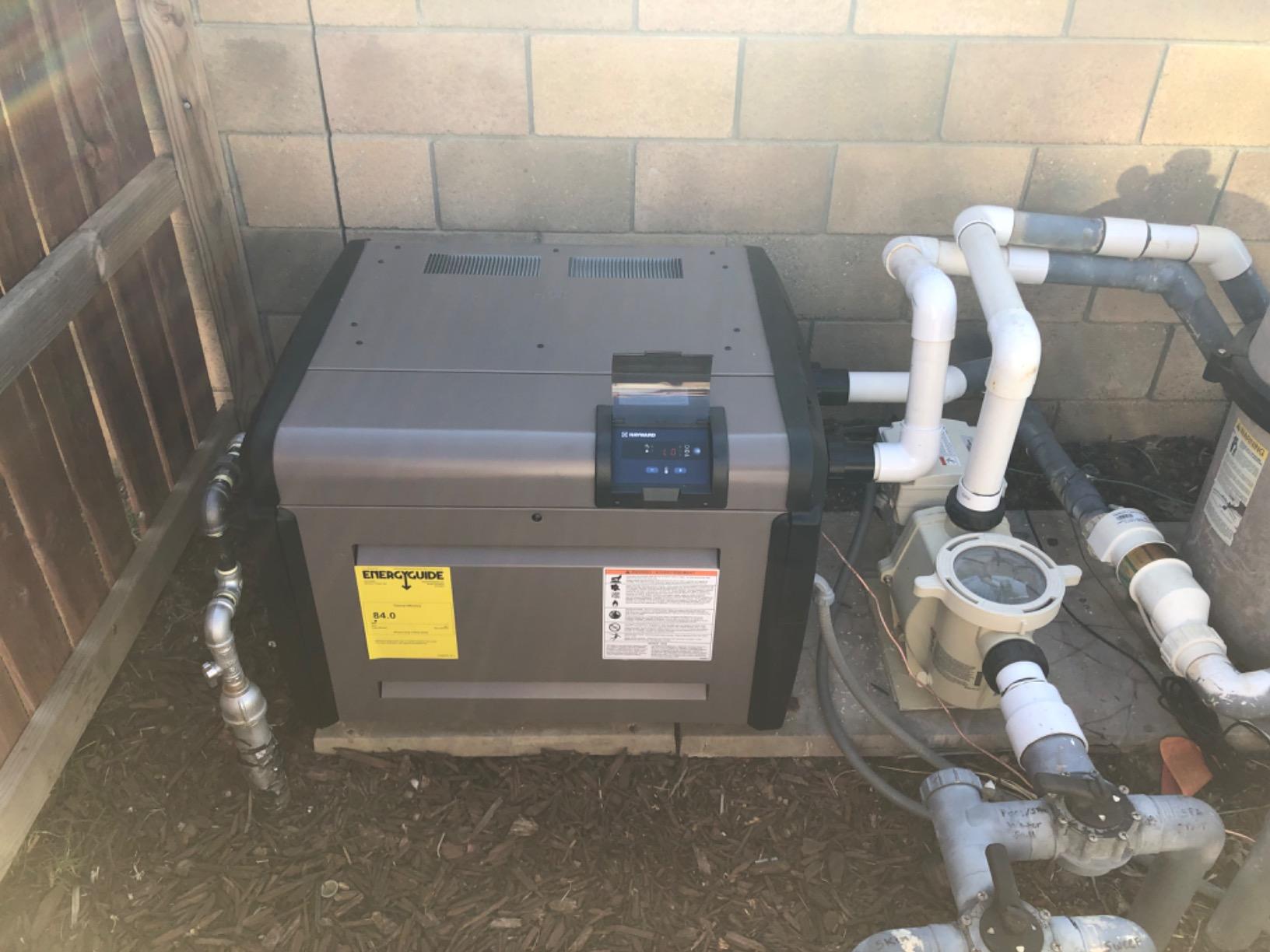 Hayward H-Series Natural Gas Pool Heater for Inground Pools 400,000 BTU | W3H400FDN Universal H Series Swimming Pool Water Heaters feature High Quality Cupo Nickel Heat Exchanger w/ Low NOx Emissions customer photo 1