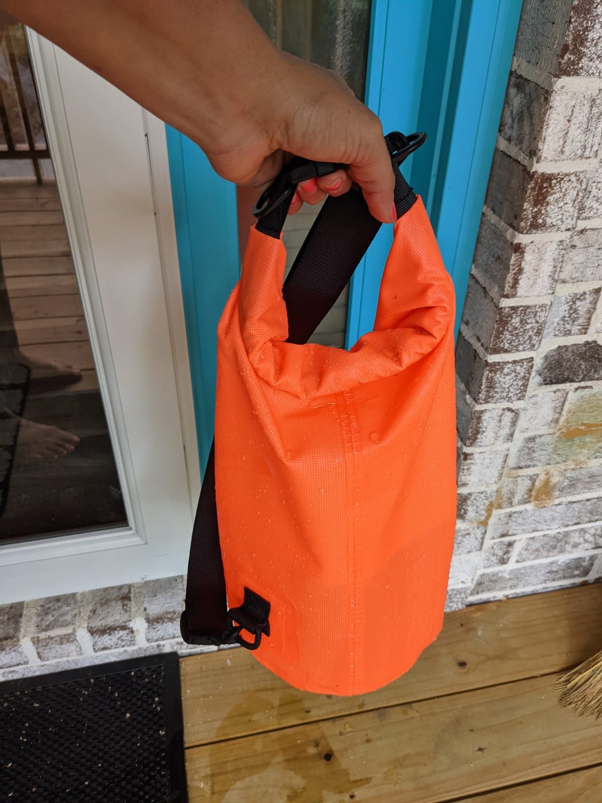 MARCHWAY Floating Waterproof Dry Bag Backpack 5L/10L/20L/30L/40L, Roll Top Sack Keeps Gear Dry for Kayaking, Rafting, Boating, Swimming, Camping, Hiking, Beach, Fishing customer photo 2