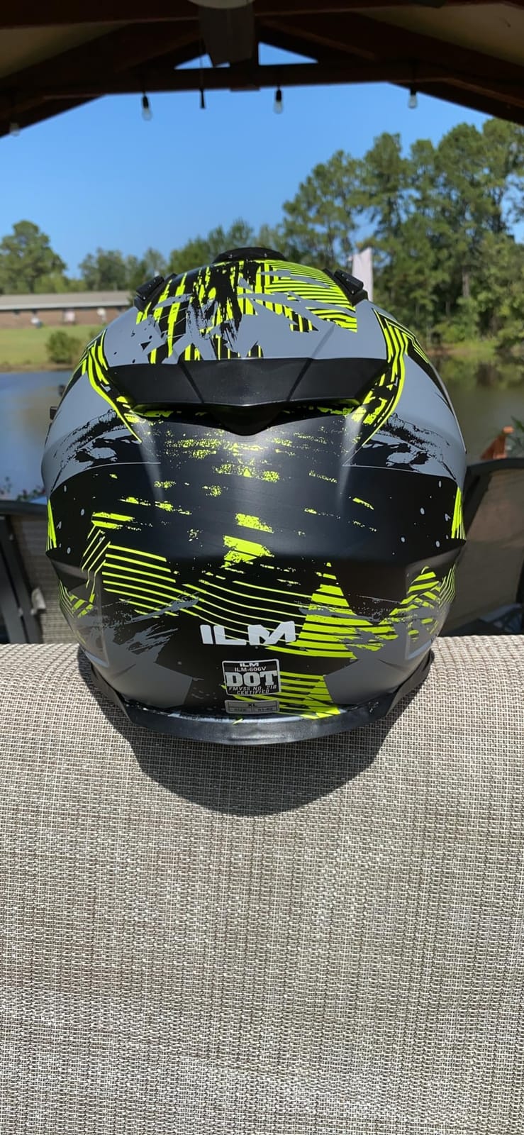 ILM Off Road Motorcycle Dual Sport Helmet Full Face Sun Visor Dirt Bike ATV Motocross Casco DOT Certified Model 606V customer photo 1