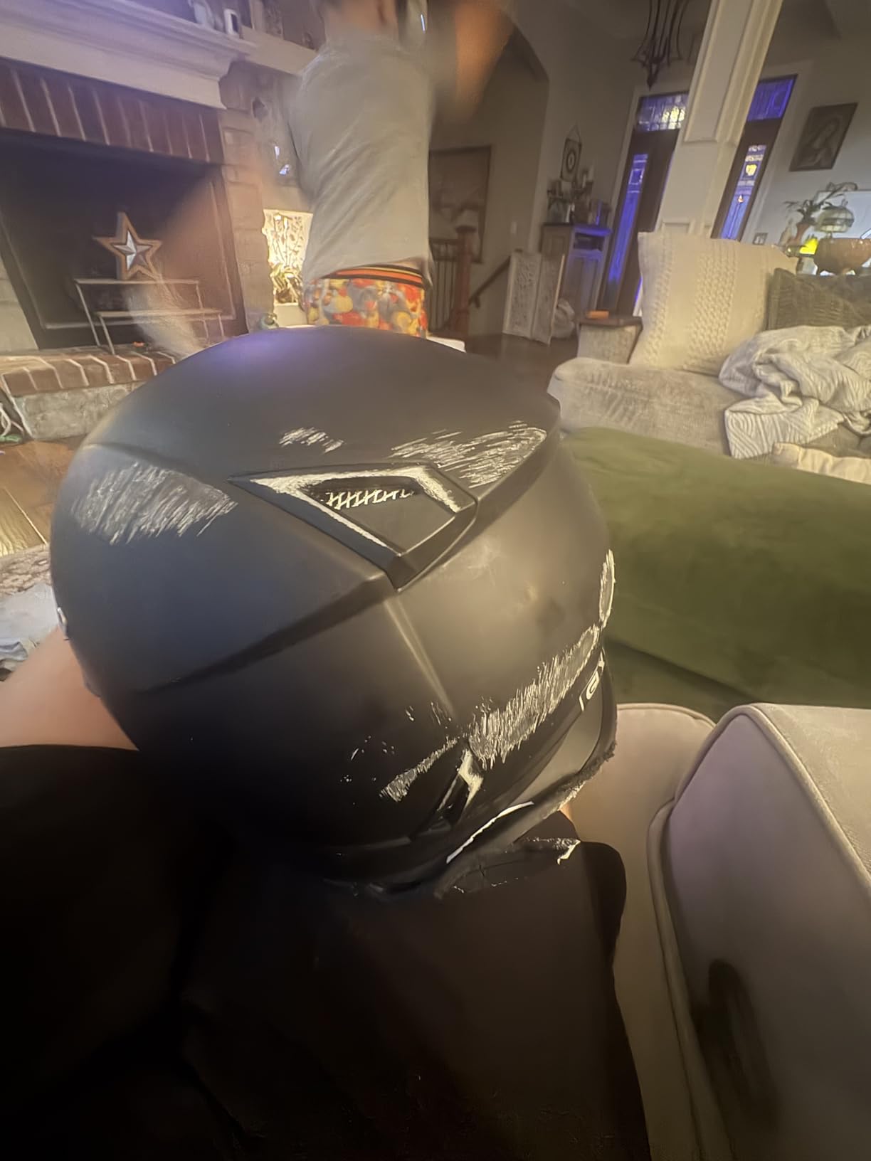 GLX GX23 Full-Face Dirt Bike Motocross Motorcycle Helmet, DOT Approved Off-Road customer photo 2