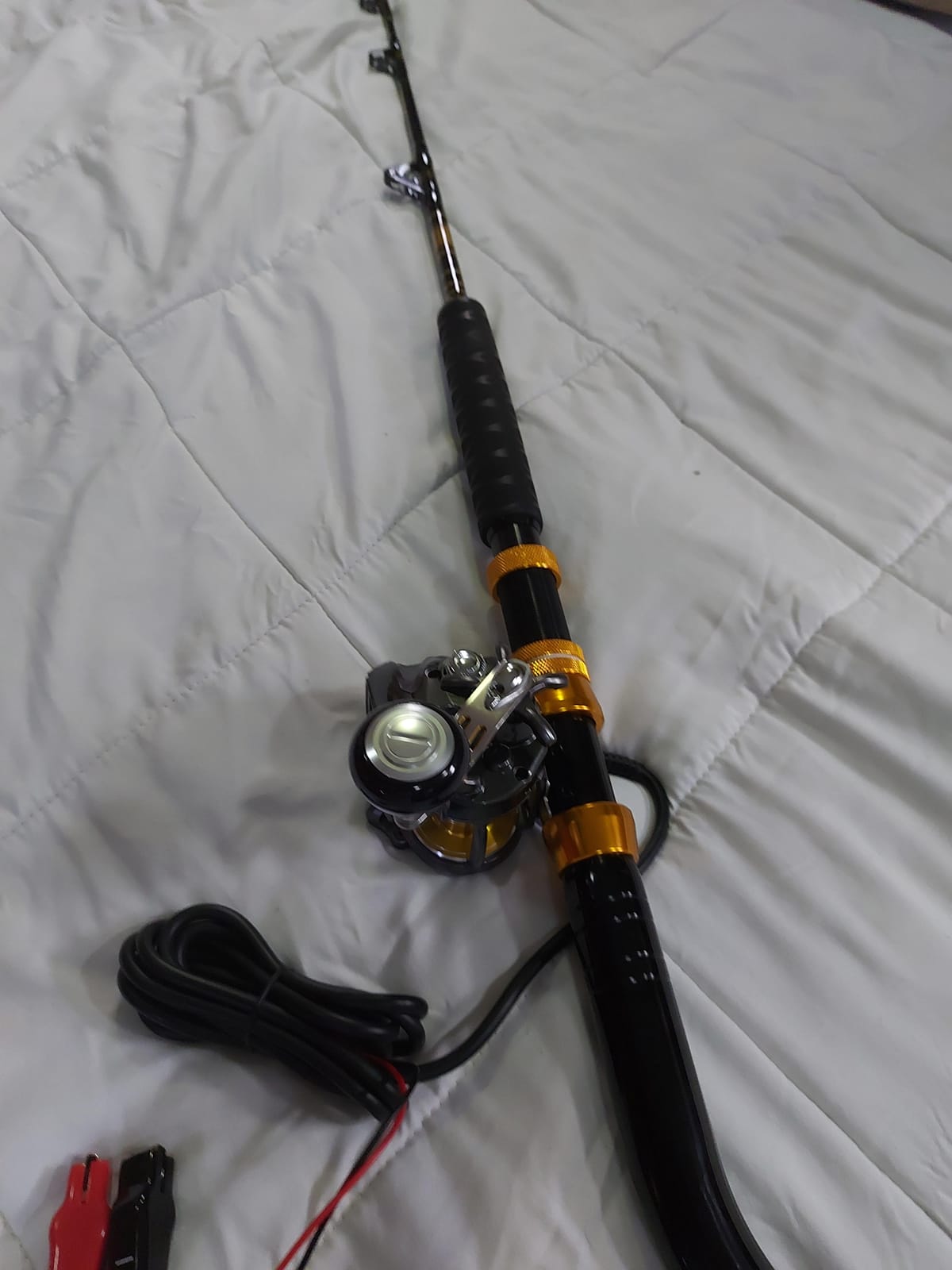 Fiblink Bent Butt Fishing Rod 2-Piece Saltwater Offshore Trolling Rod Big Game Roller Rod Conventional Boat Fishing Pole customer photo 2