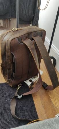 TIDING Full Grain Leather Convertible Briefcase Backpack for Men | Large 15.6 Inch Laptop Messenger Bag Work Business Crossbody Shoulder Bag customer photo 1