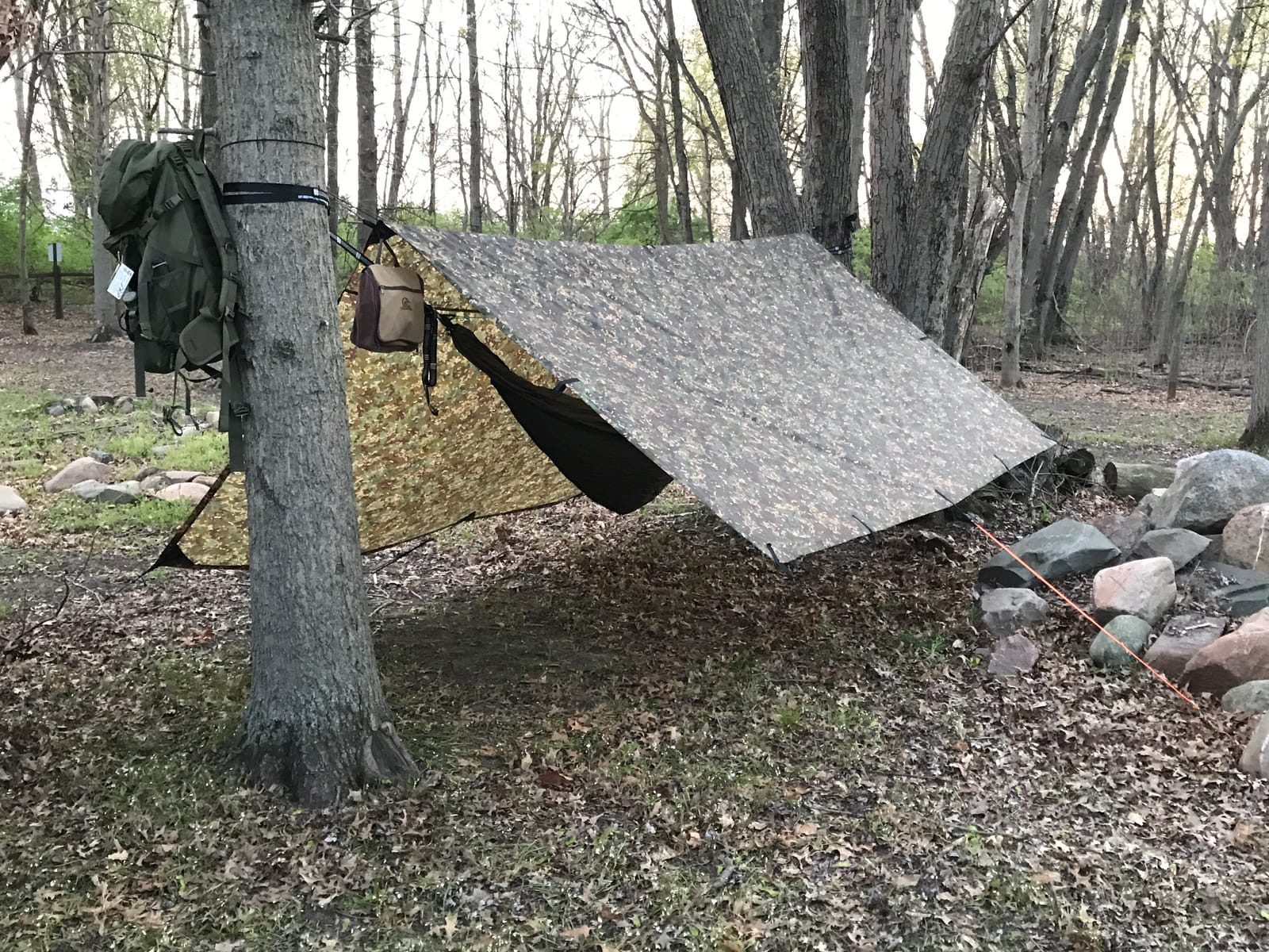 Camping Hammock with Mosquito Net and Rain Fly - Travel Hammock Bug Net - Hammock Tent for Outdoor Hiking Backpacking Travel Camping Accessories and Camping Gear customer photo 2