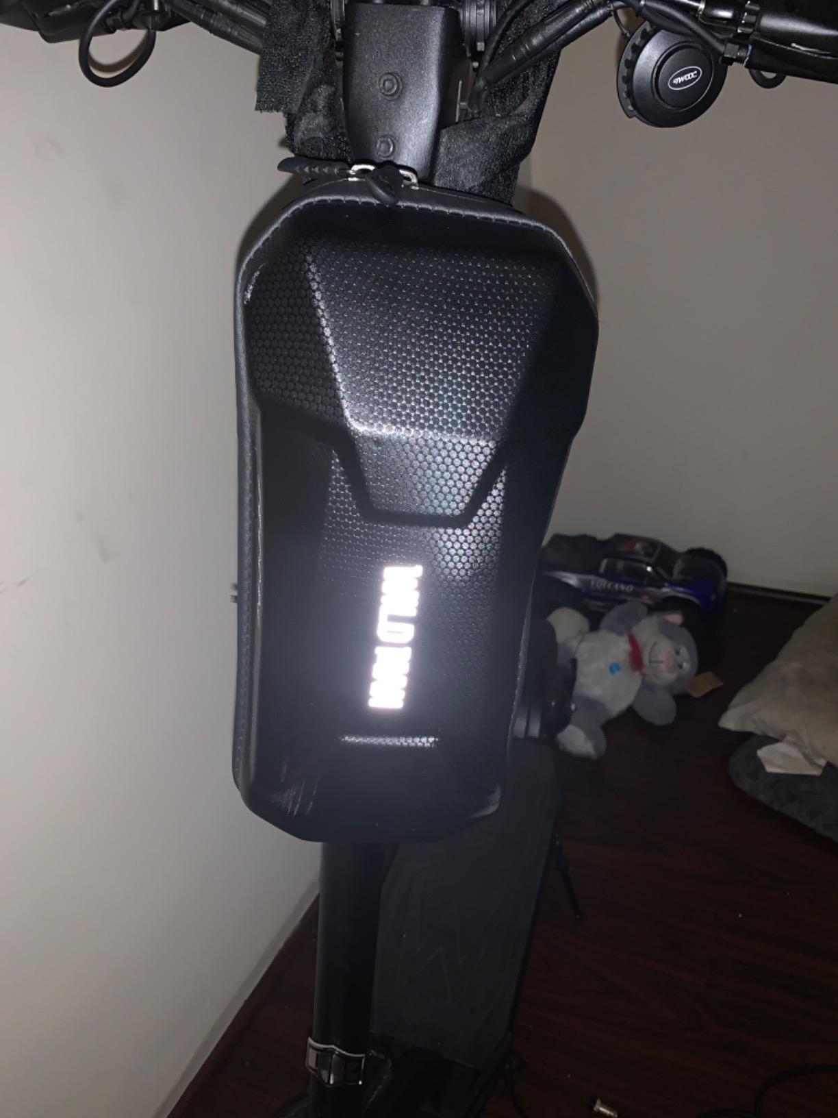 WILD MAN Hard Shell Waterproof Scooter Storage Bag for Kick Scooters Folding Bike (3L) customer photo 2