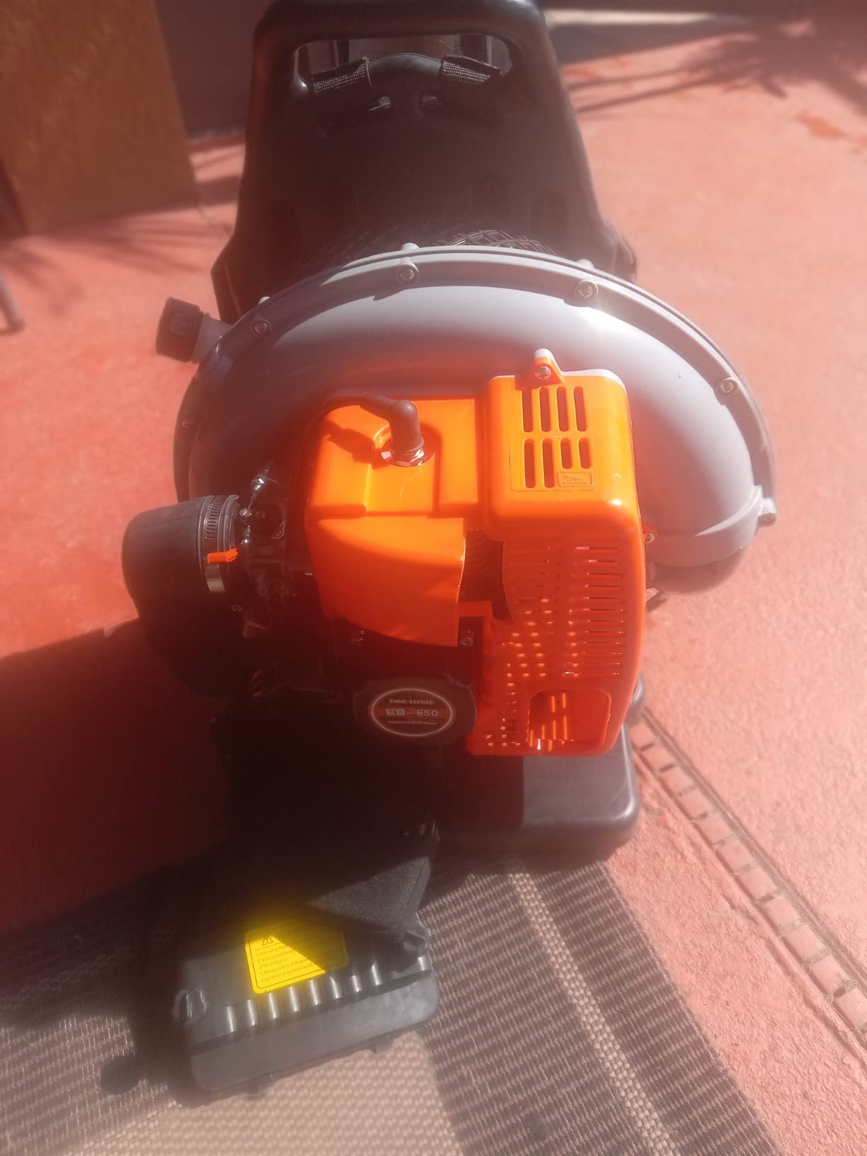Backpack Gas Powered Leaf Blower, Commercial 2.7kW 850CFM 63CC 4.3HP 2-Stroke Powerful Lightweight Gasoline Grass Lawn Blower w/Harness Air-Cooled & 1.8L Fuel Tank customer photo 2