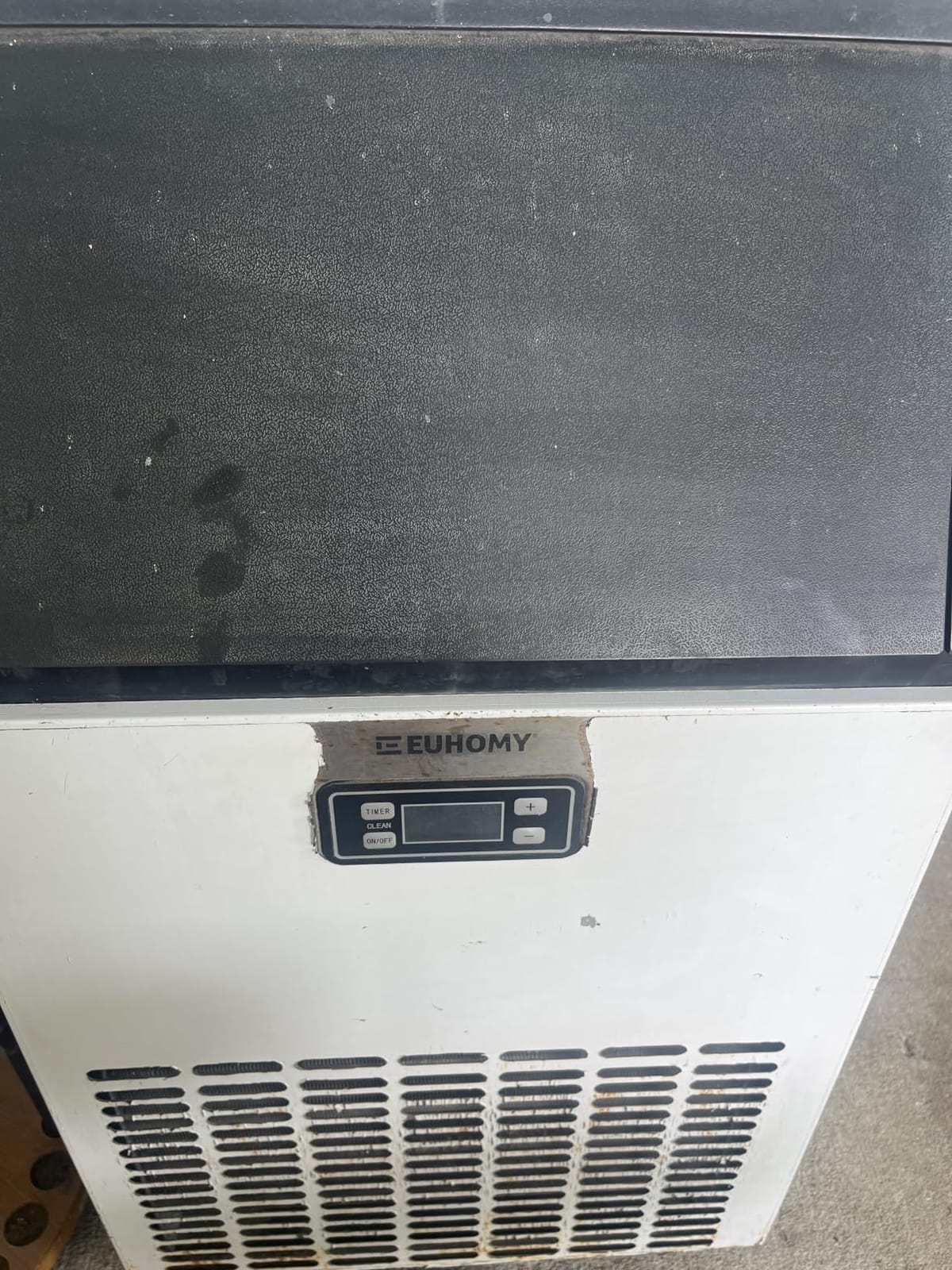 EUHOMY Commercial Ice Maker Machine, 100lbs/24H Stainless Steel Under Counter ice Machine with 33lbs Ice Storage Capacity, Freestanding Ice Maker customer photo 2