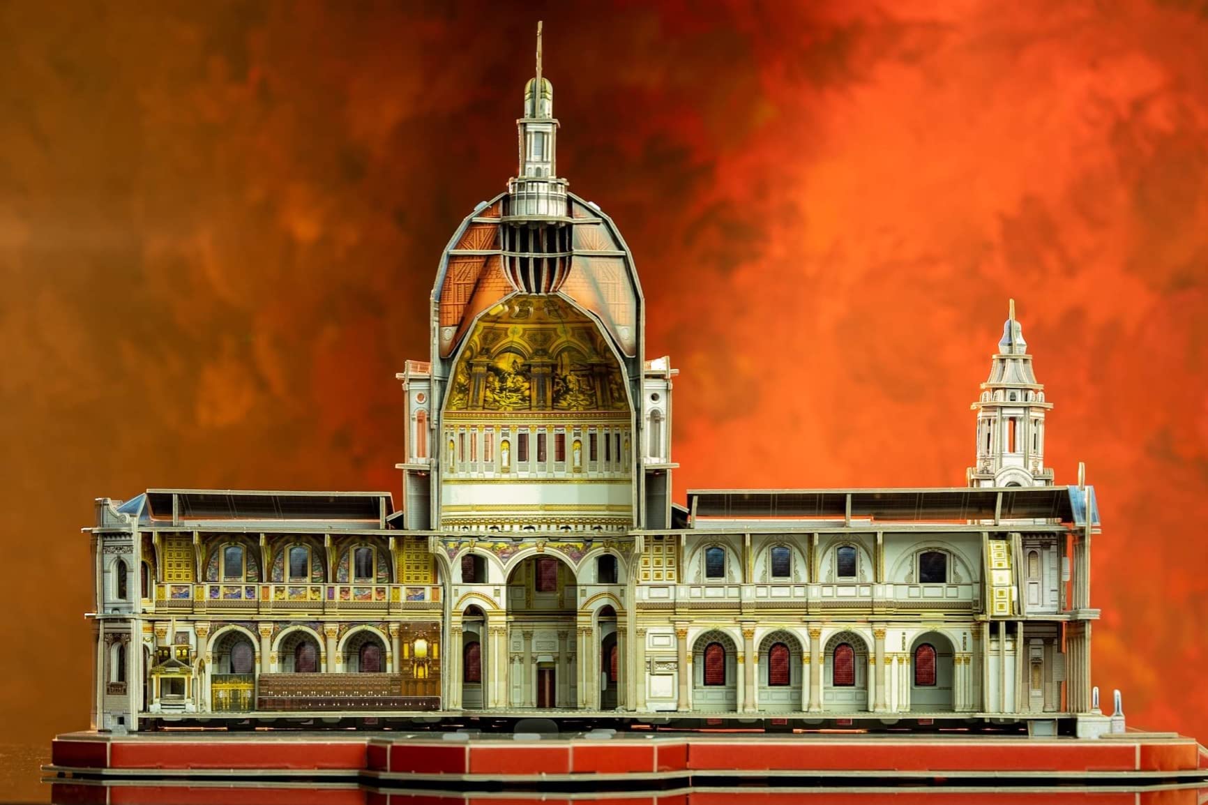 CubicFun London St. Paul's Cathedral 3D Architecture Puzzle, 643 Pieces | 643-piece St. Paul's Cathedral 3D puzzle for ages 14+; no-glue build with detailed interior for home display customer photo 1